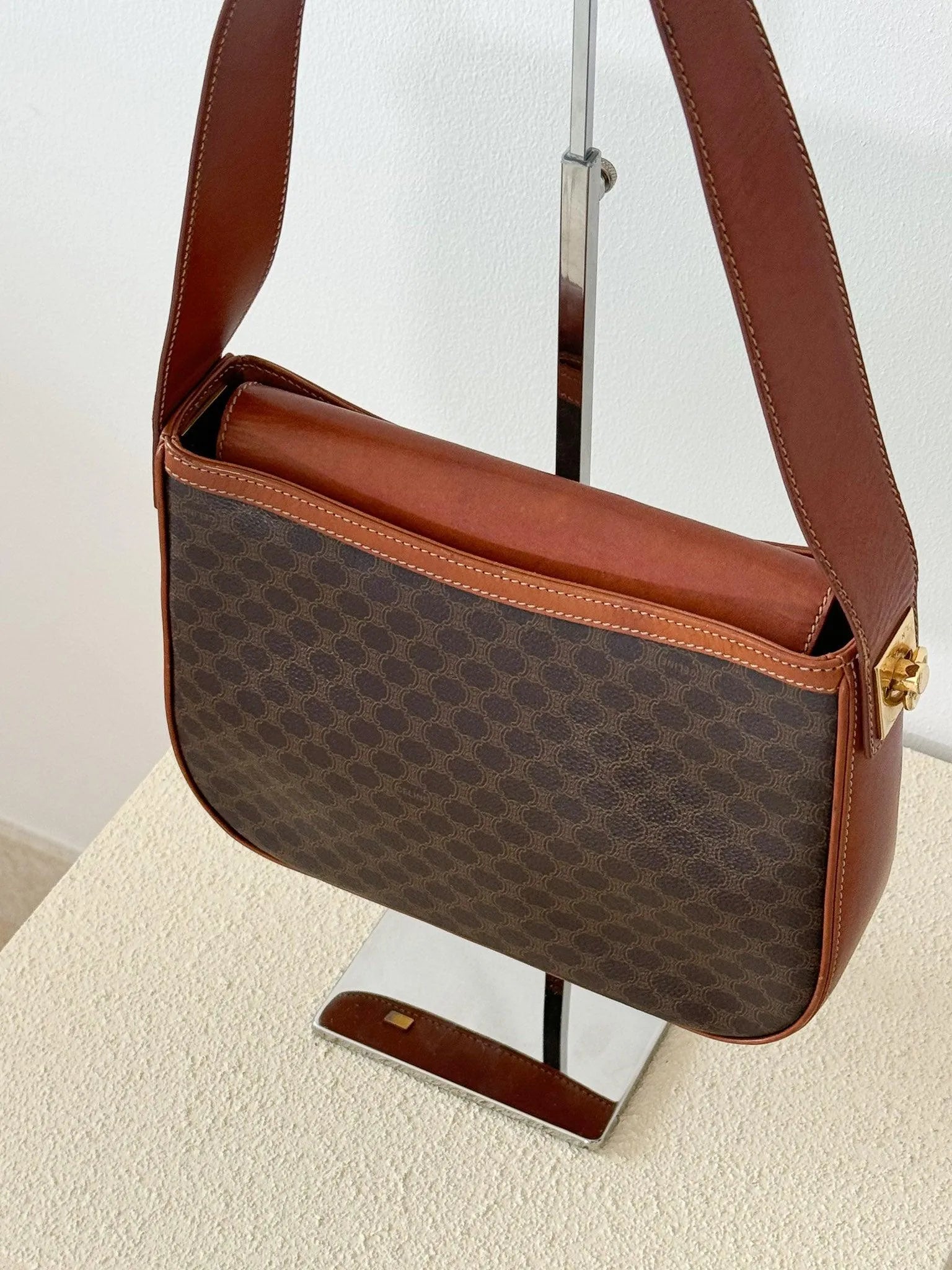 Celine - Sac à main Toile Triomphe