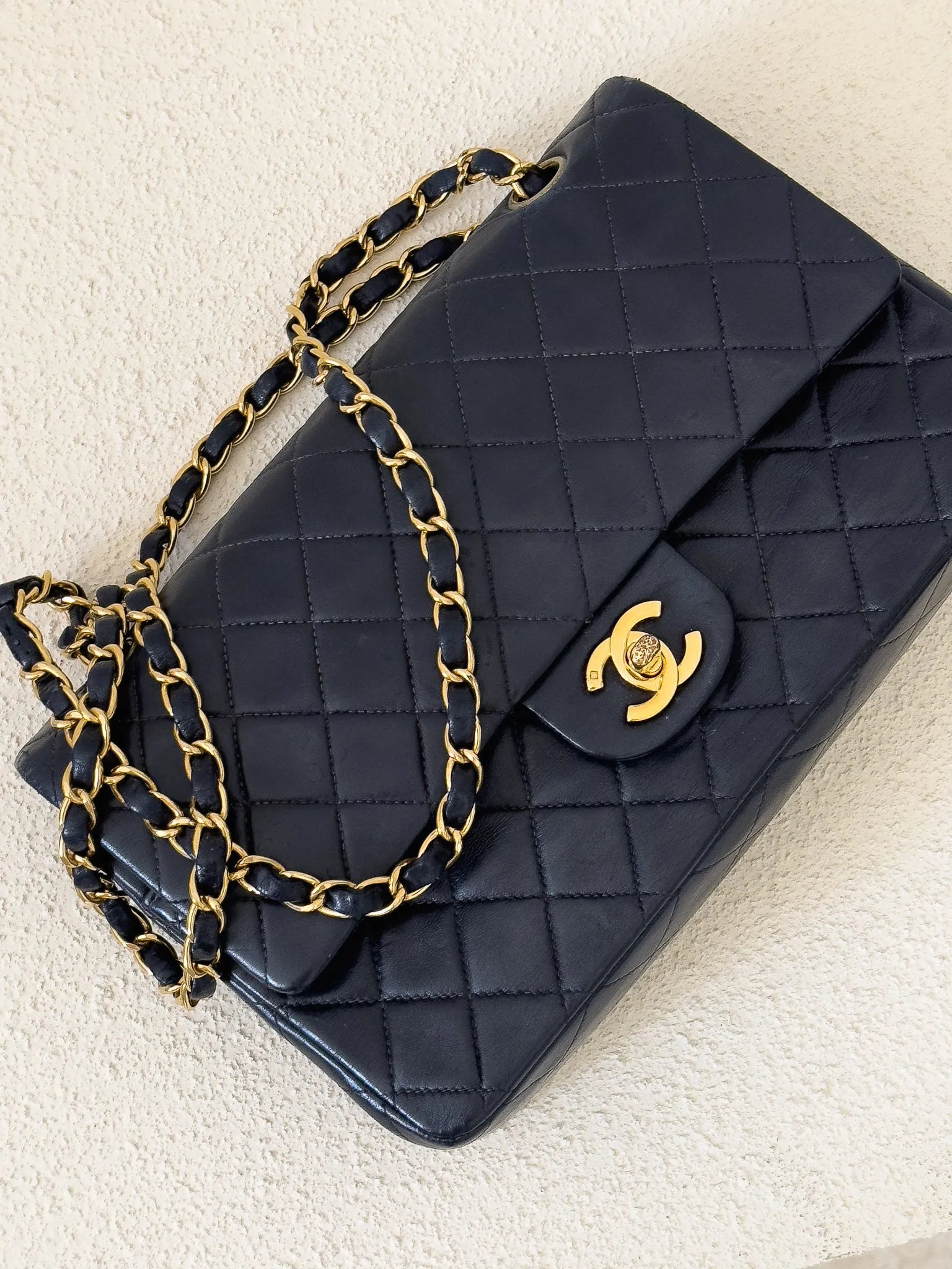 Chanel - sac à main timeless/classique en cuir