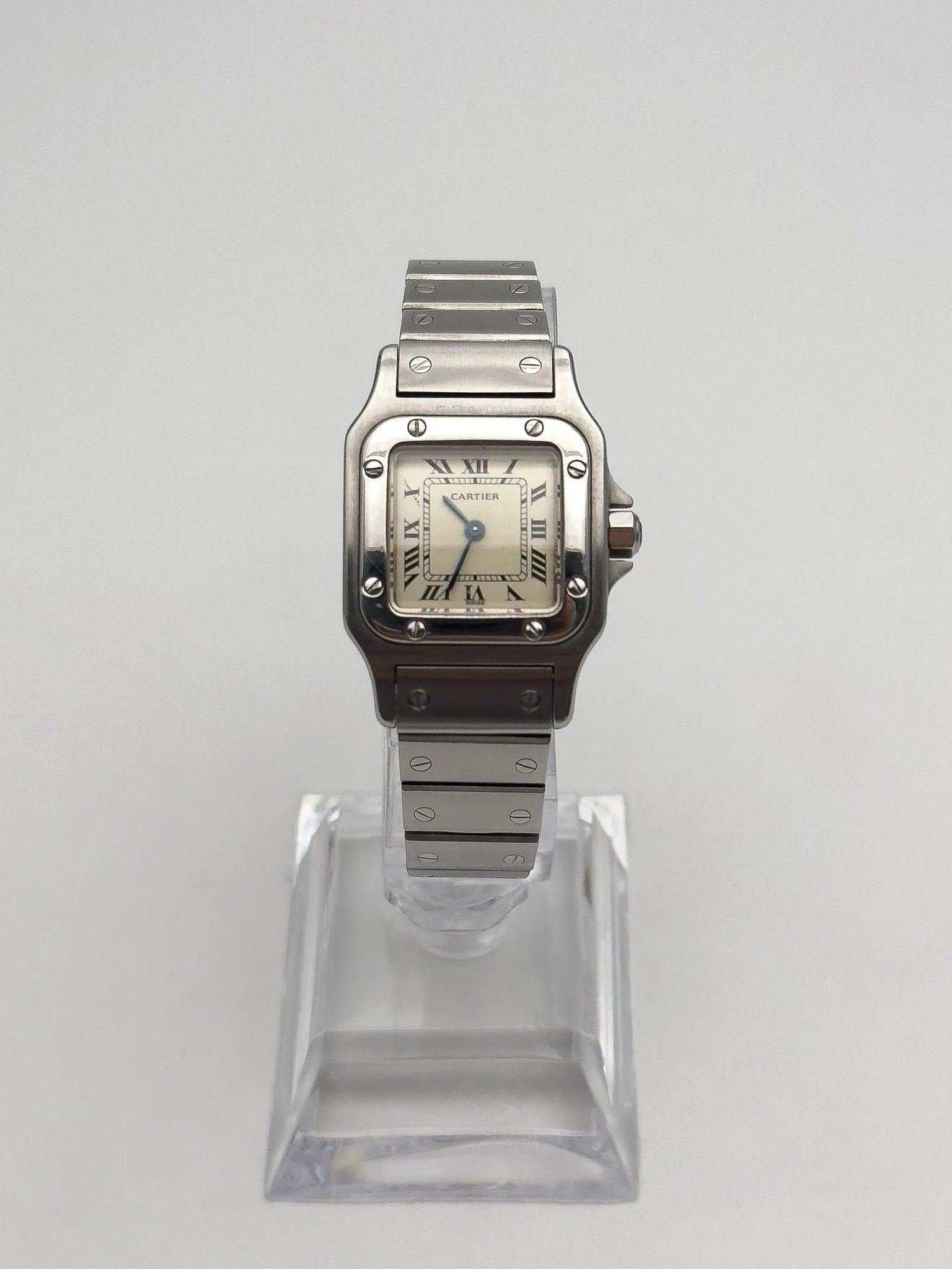 Cartier - Santos Galbée 1565 acier femme - 1990s