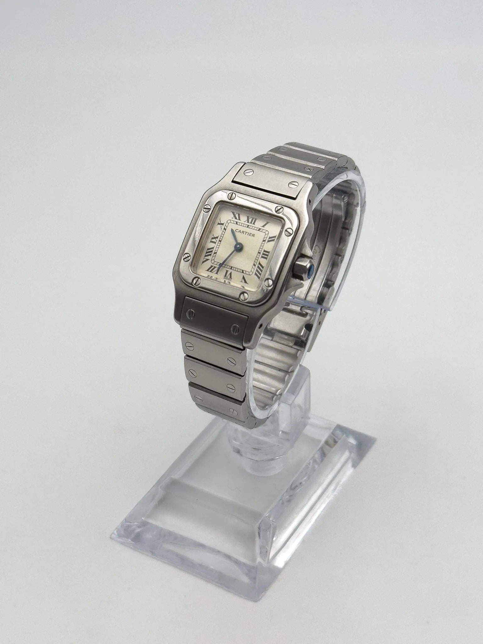 Cartier - Santos Galbée 1565 acier femme - 1990s