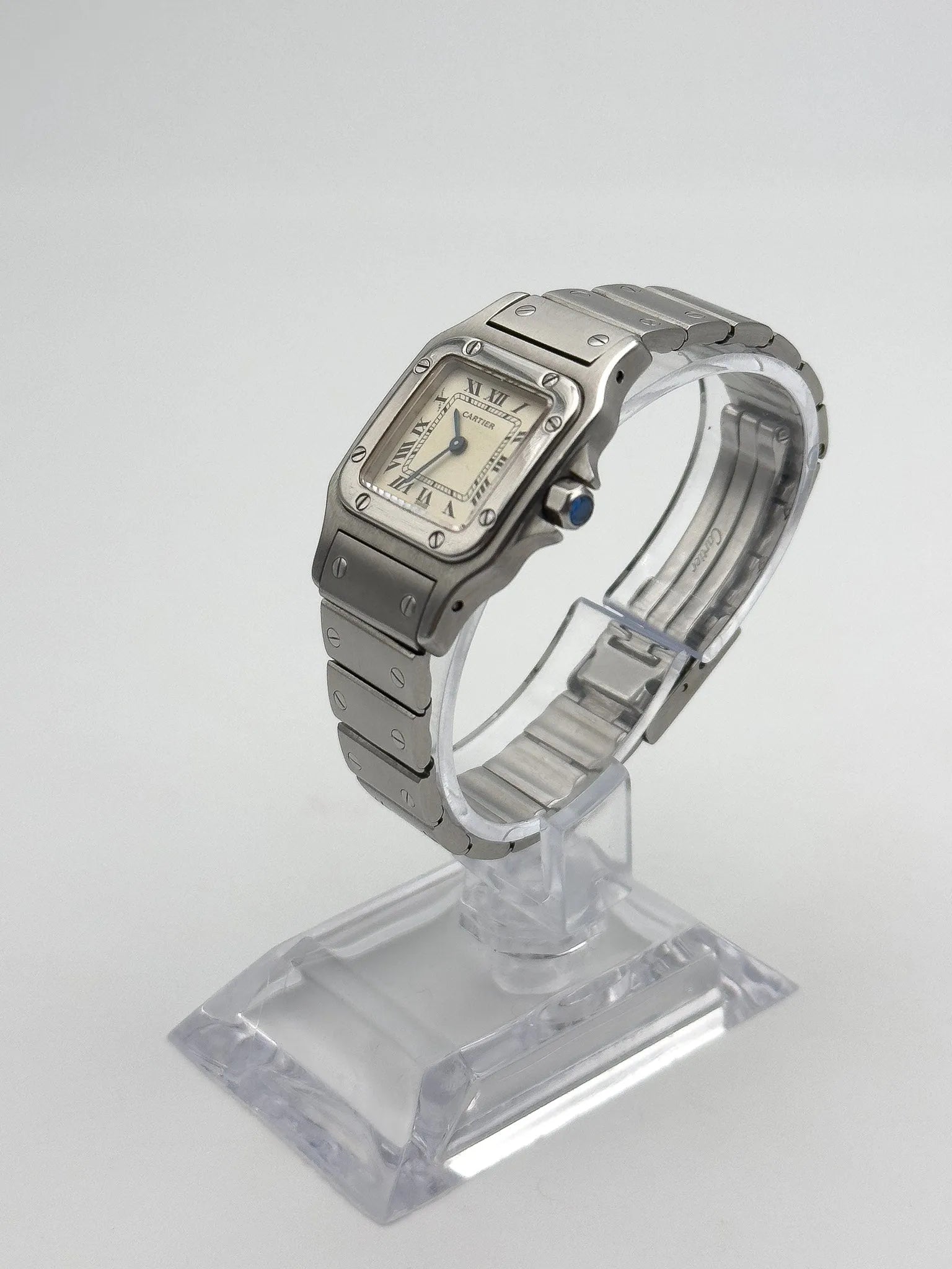 Cartier - Santos Galbée 1565 acier femme - 1990s