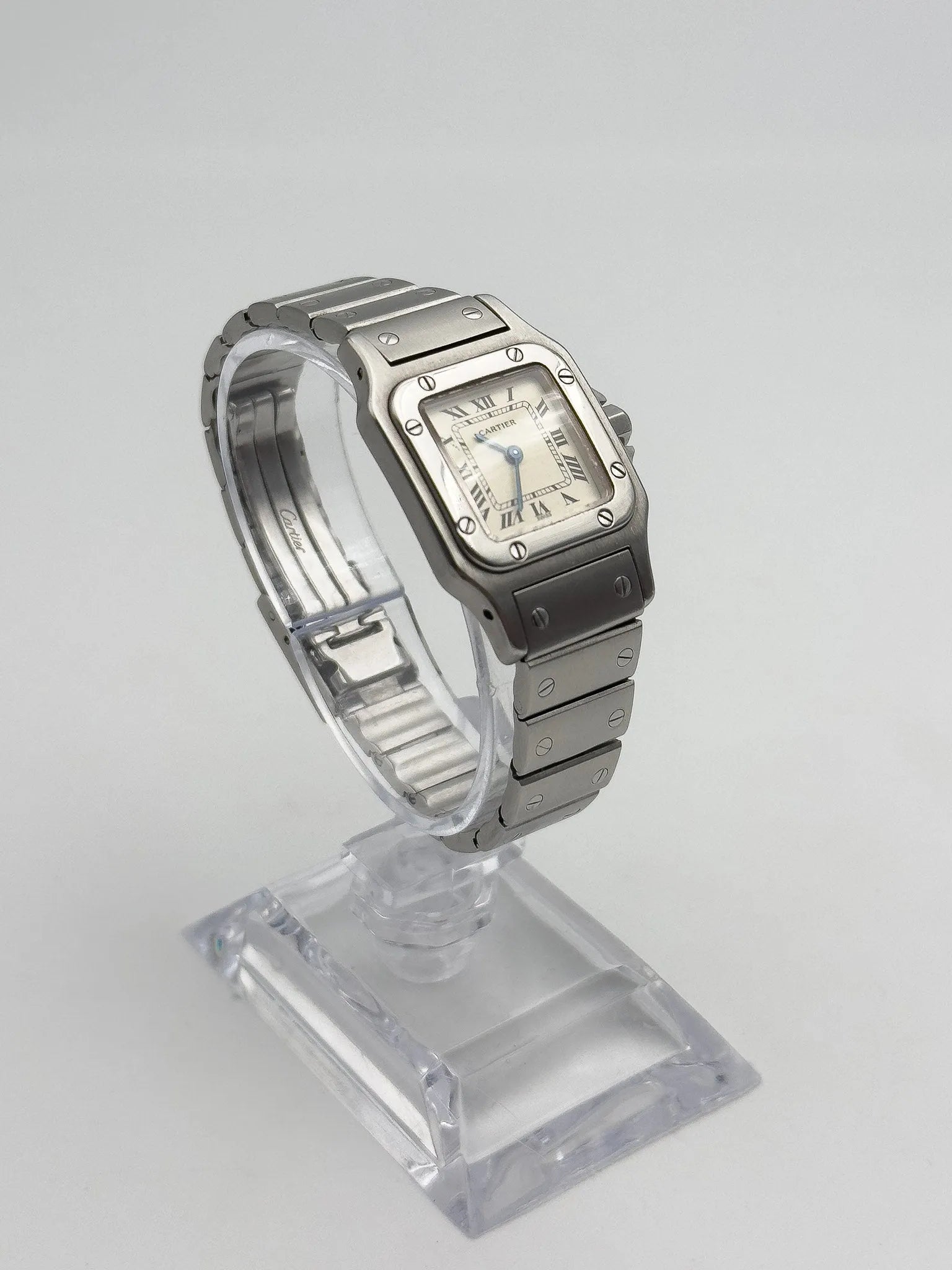 Cartier - Santos Galbée 1565 acier femme - 1990s