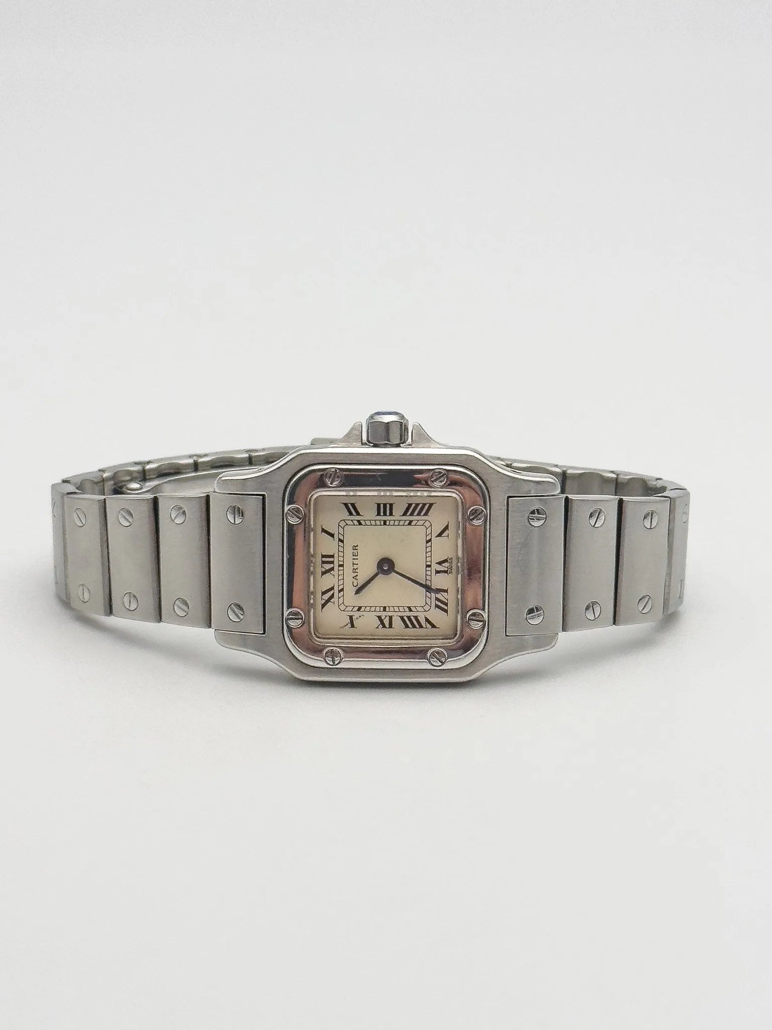 Cartier - Santos Galbée 1565 acier femme - 1990s