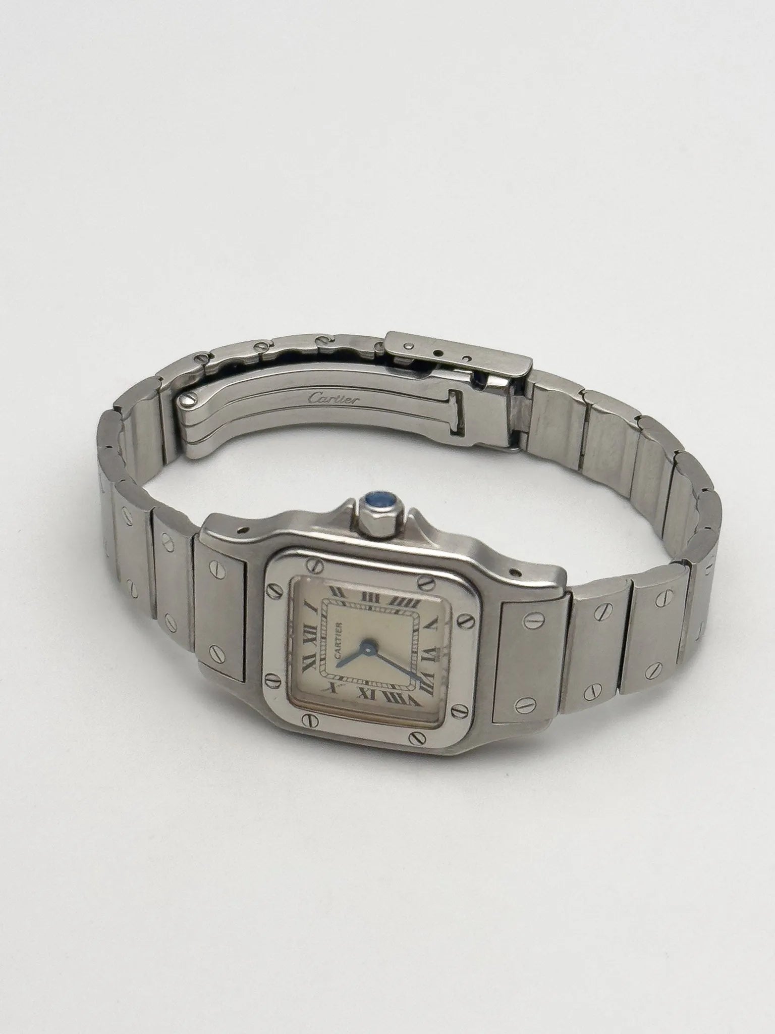 Cartier - Santos Galbée 1565 acier femme - 1990s