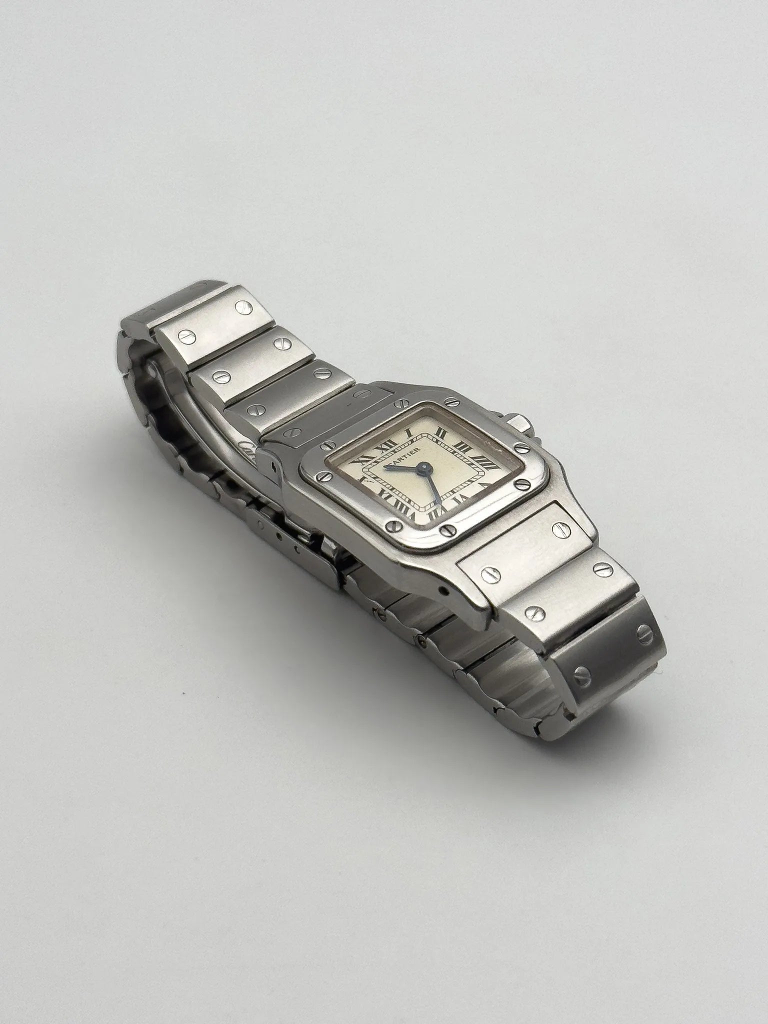 Cartier - Santos Galbée 1565 acier femme - 1990s