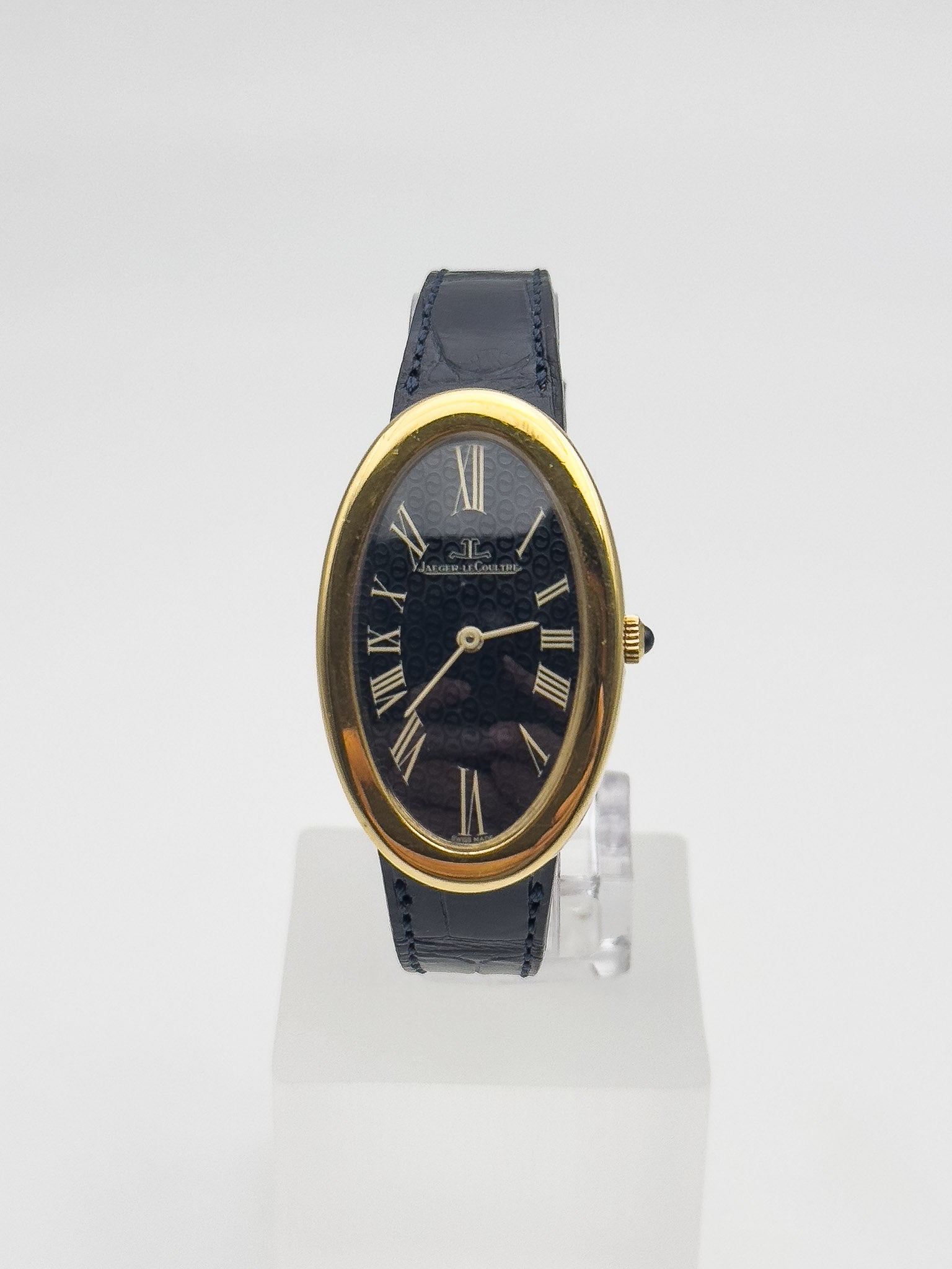 Jaeger-LeCoultre - 9113 Baignoire Or 18k Bleu tapissé - 1970s