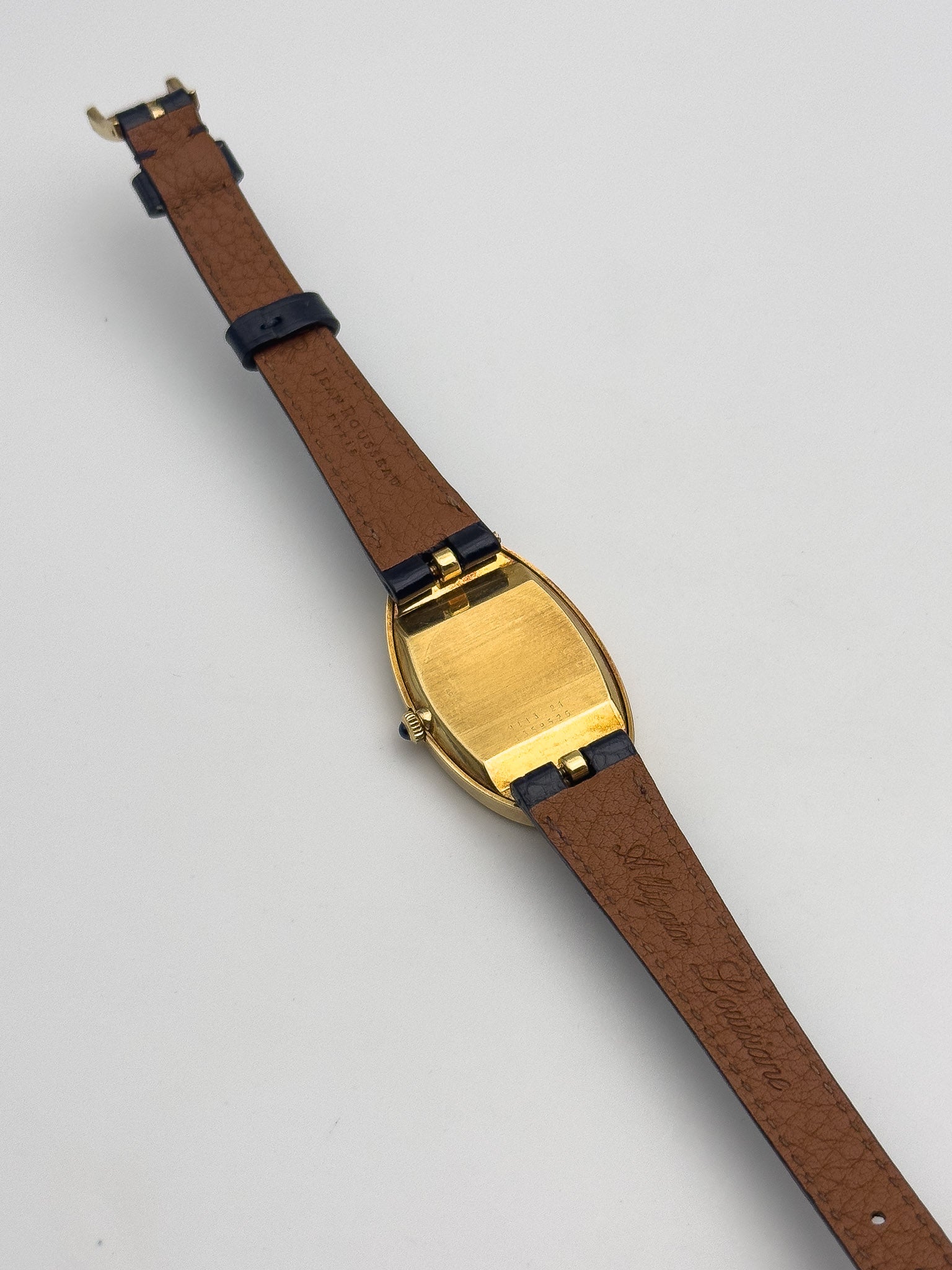 Jaeger-LeCoultre - 9113 Baignoire Or 18k Bleu tapissé - 1970s