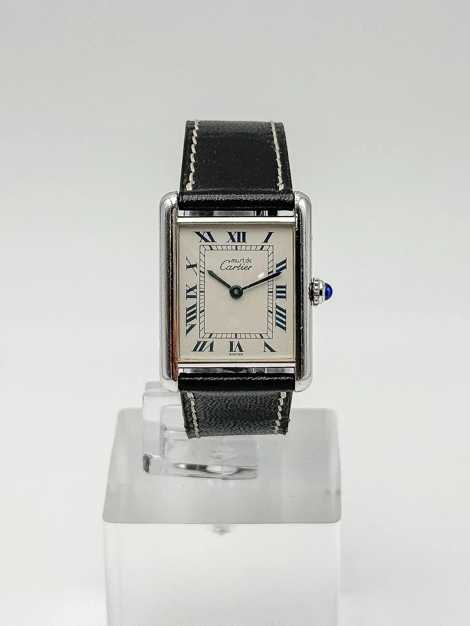 Cartier - Must Tank 1616 Argent 925 boucle déployante - 1990s