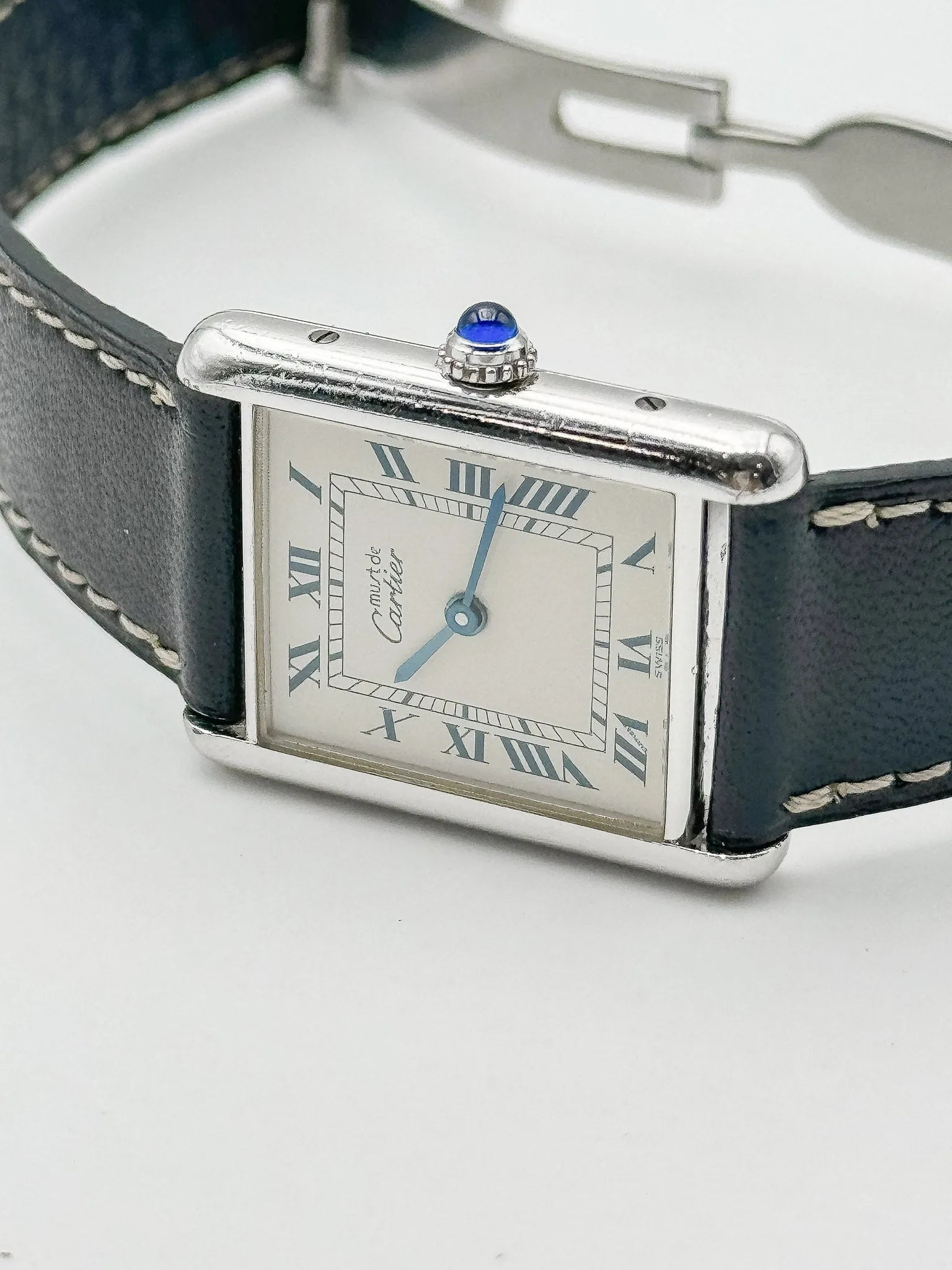 Cartier - Must Tank 1616 Argent 925 boucle déployante - 1990s