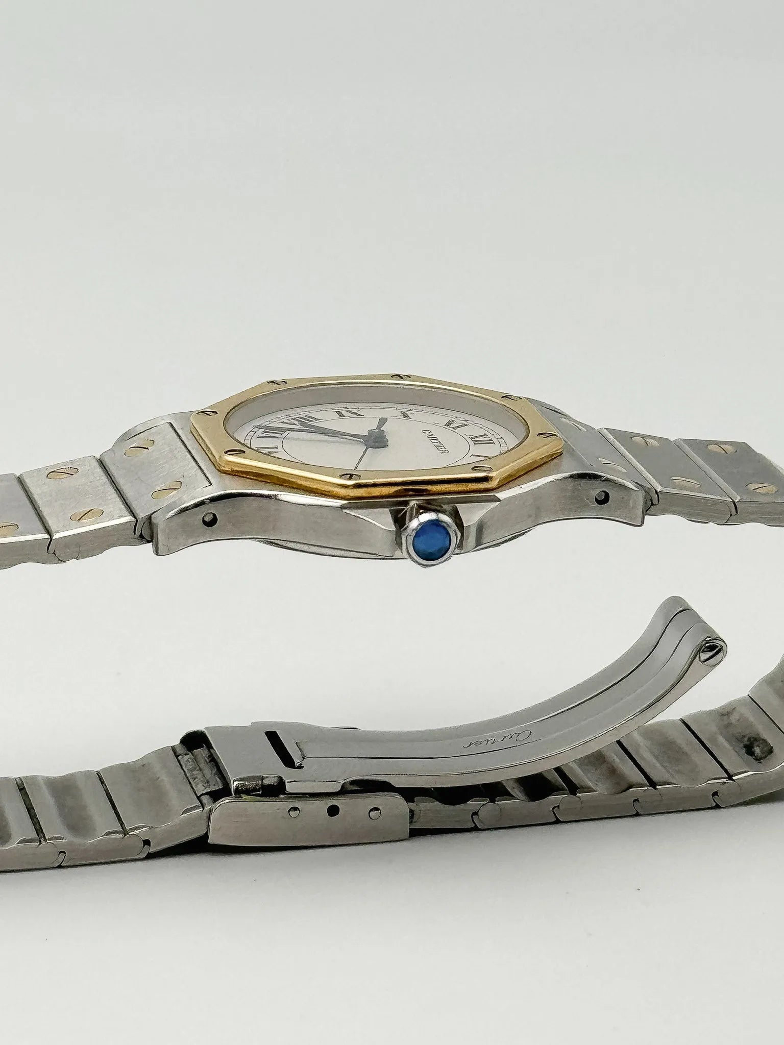 Cartier - Santos Octogonale 29mm Acier Or 18K Quartz - 1990s