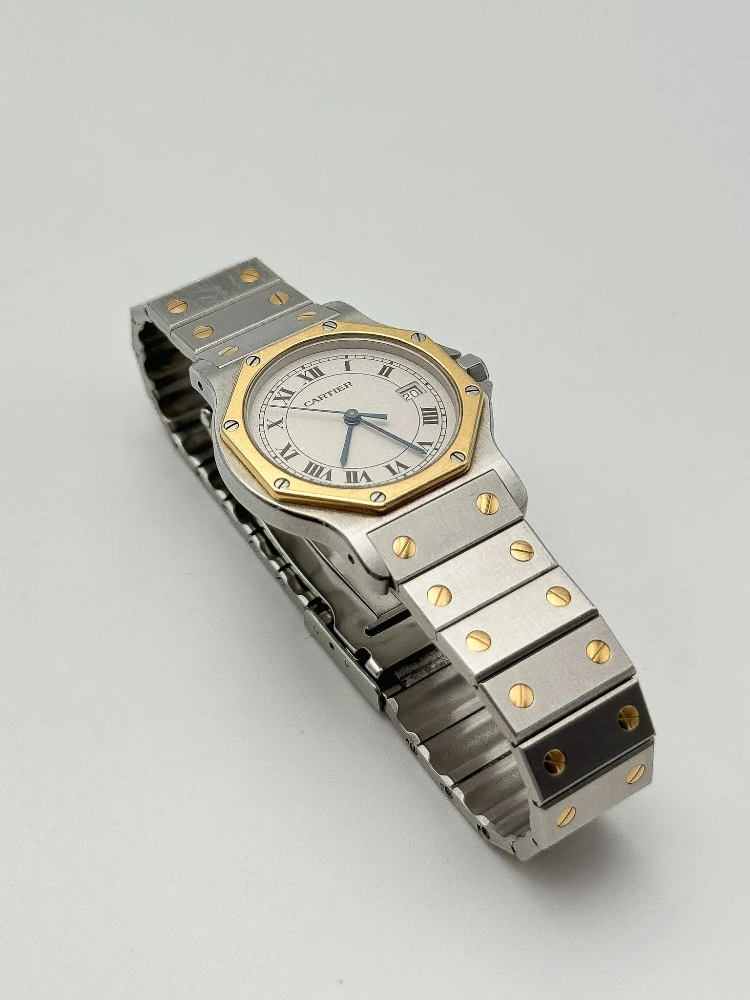 Cartier - Santos Octogonale 29mm Acier Or 18K Quartz - 1990s