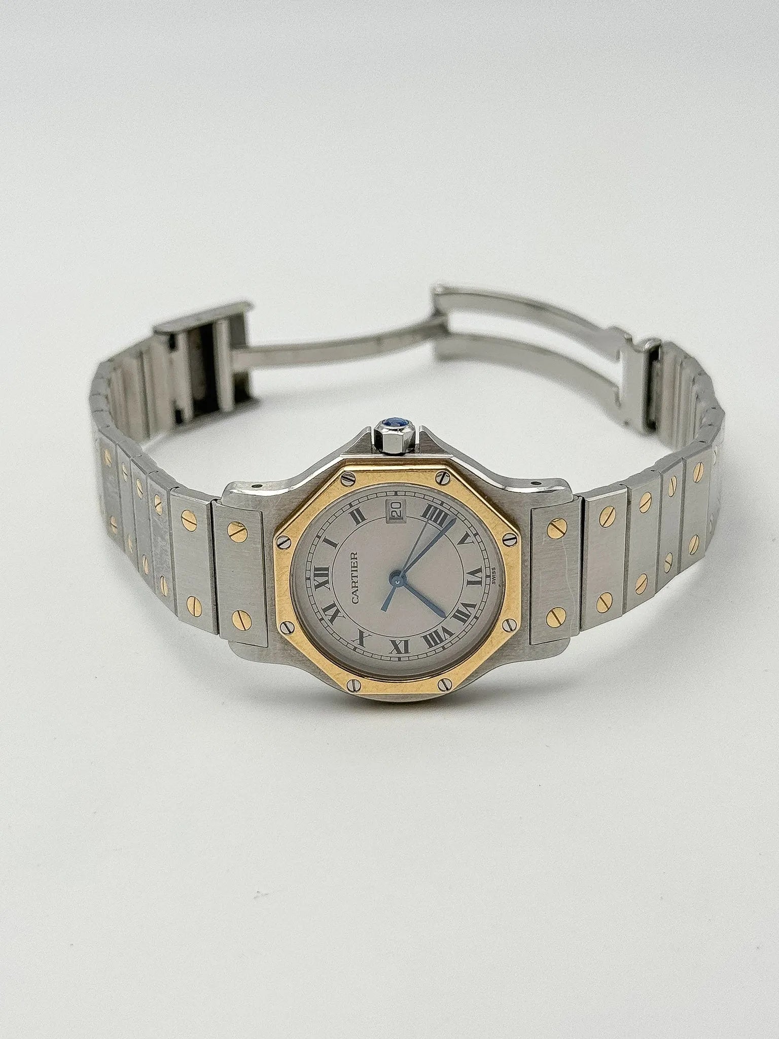 Cartier - Santos Octogonale 29mm Acier Or 18K Quartz - 1990s