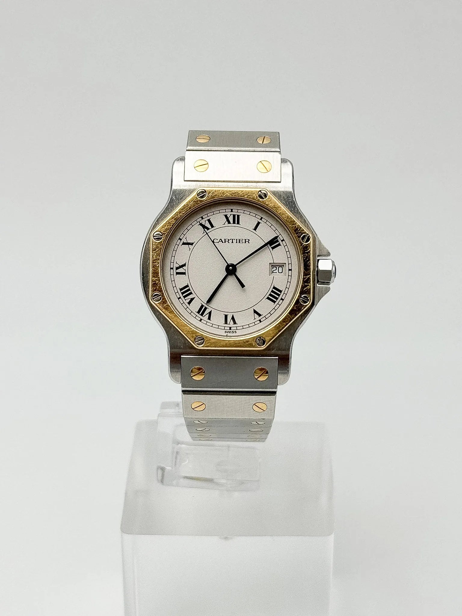 Cartier - Santos Octogonale 29mm Acier Or 18K Quartz - 1990s