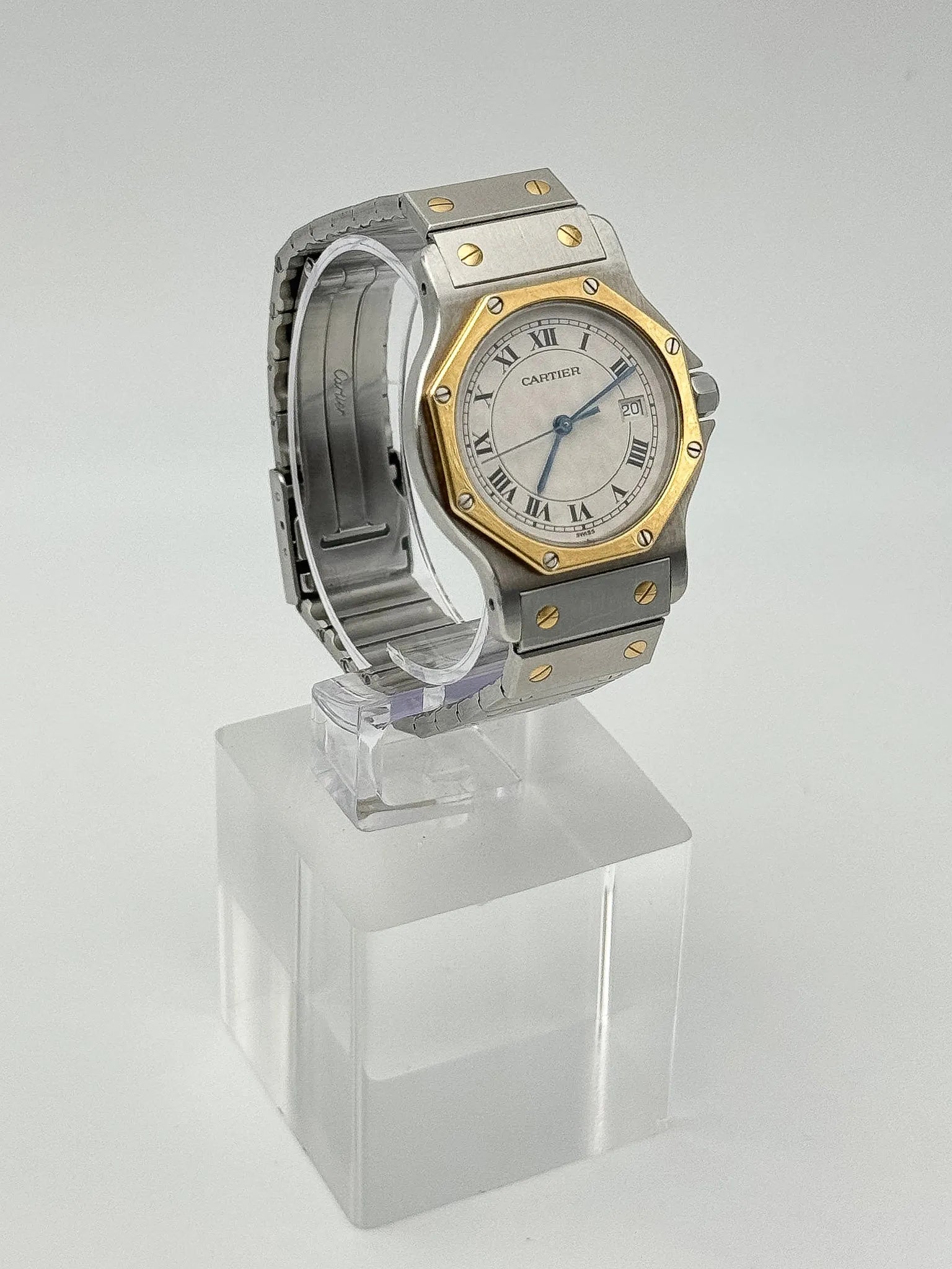 Cartier - Santos Octogonale 29mm Acier Or 18K Quartz - 1990s