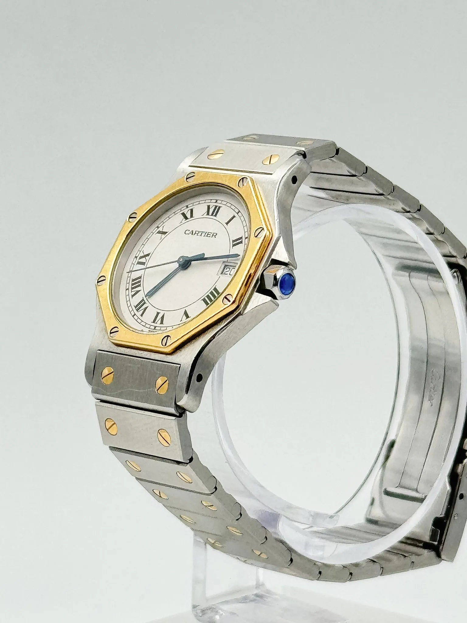 Cartier - Santos Octogonale 29mm Acier Or 18K Quartz - 1990s