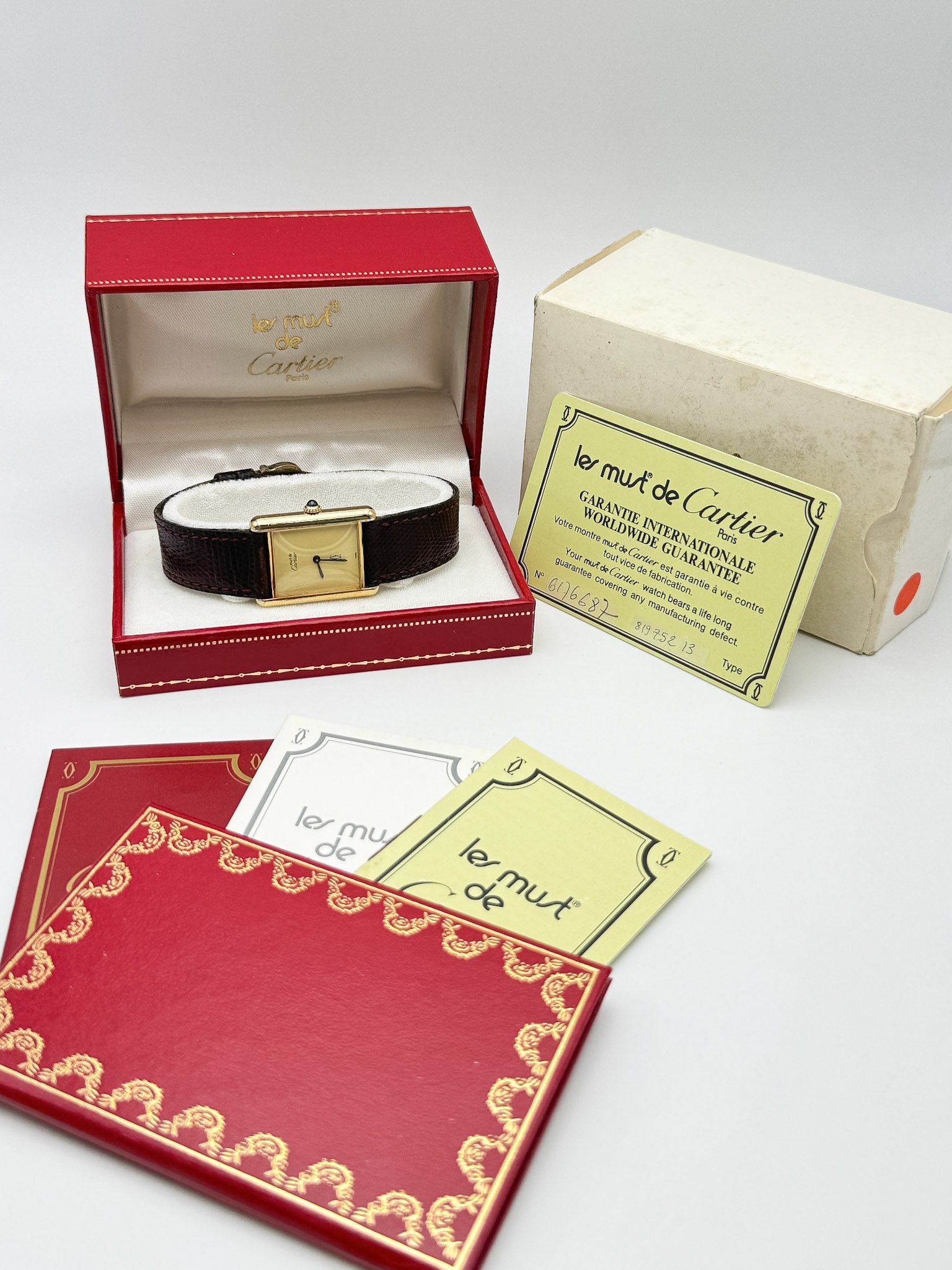 Cartier - Tank Must Lemon Manual - Full Set - 1981