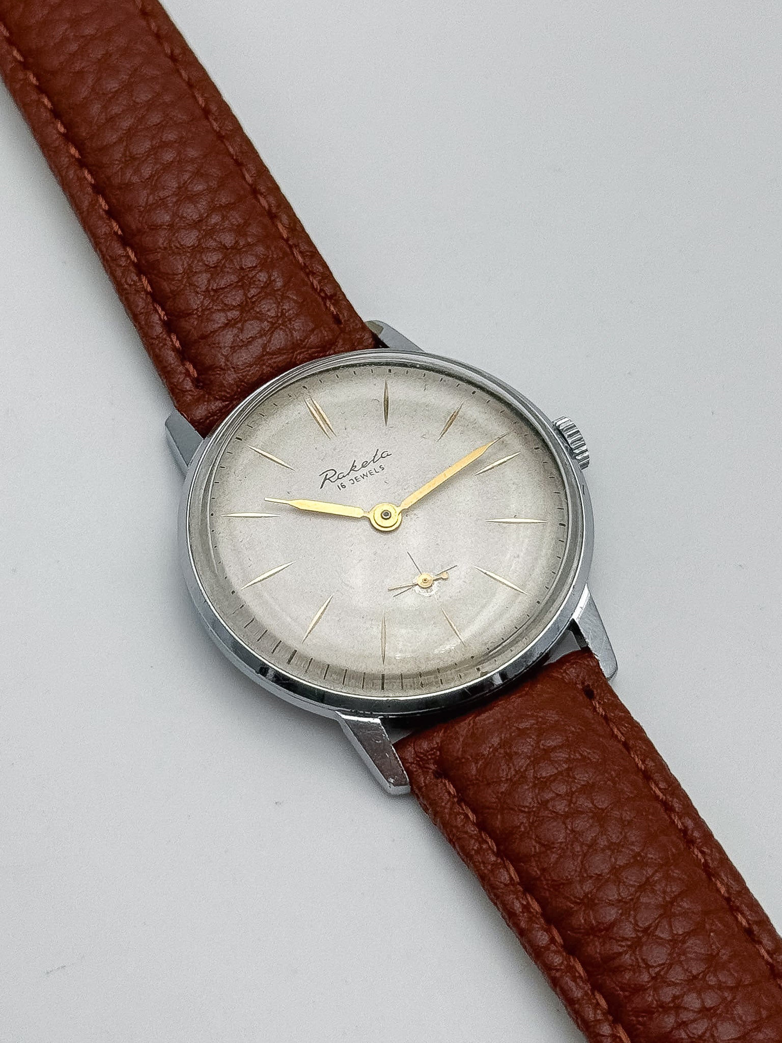 Raketa - Dress Watch Index Or Petite-second - 1960s