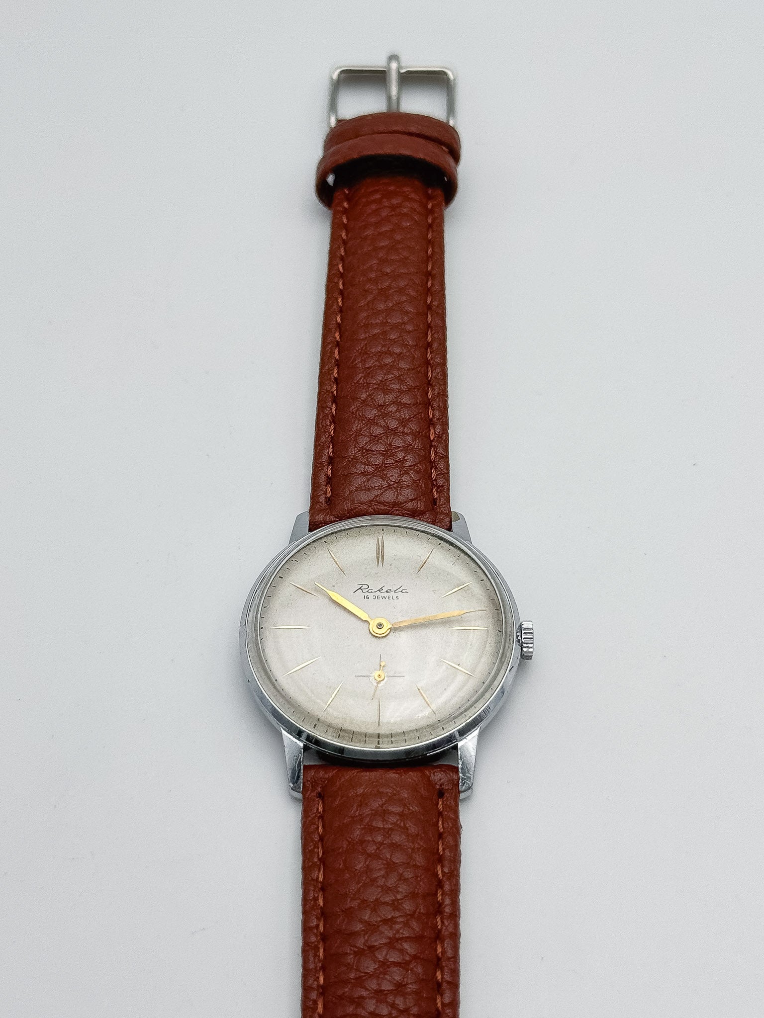 Raketa - Dress Watch Index Or Petite-second - 1960s