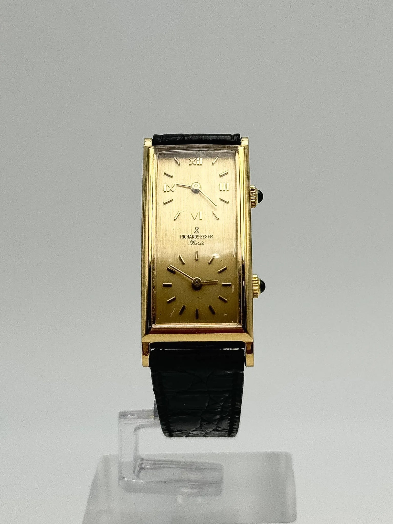 Richards-Zeger - GMT Due movimenti placcati in oro - 1980s 