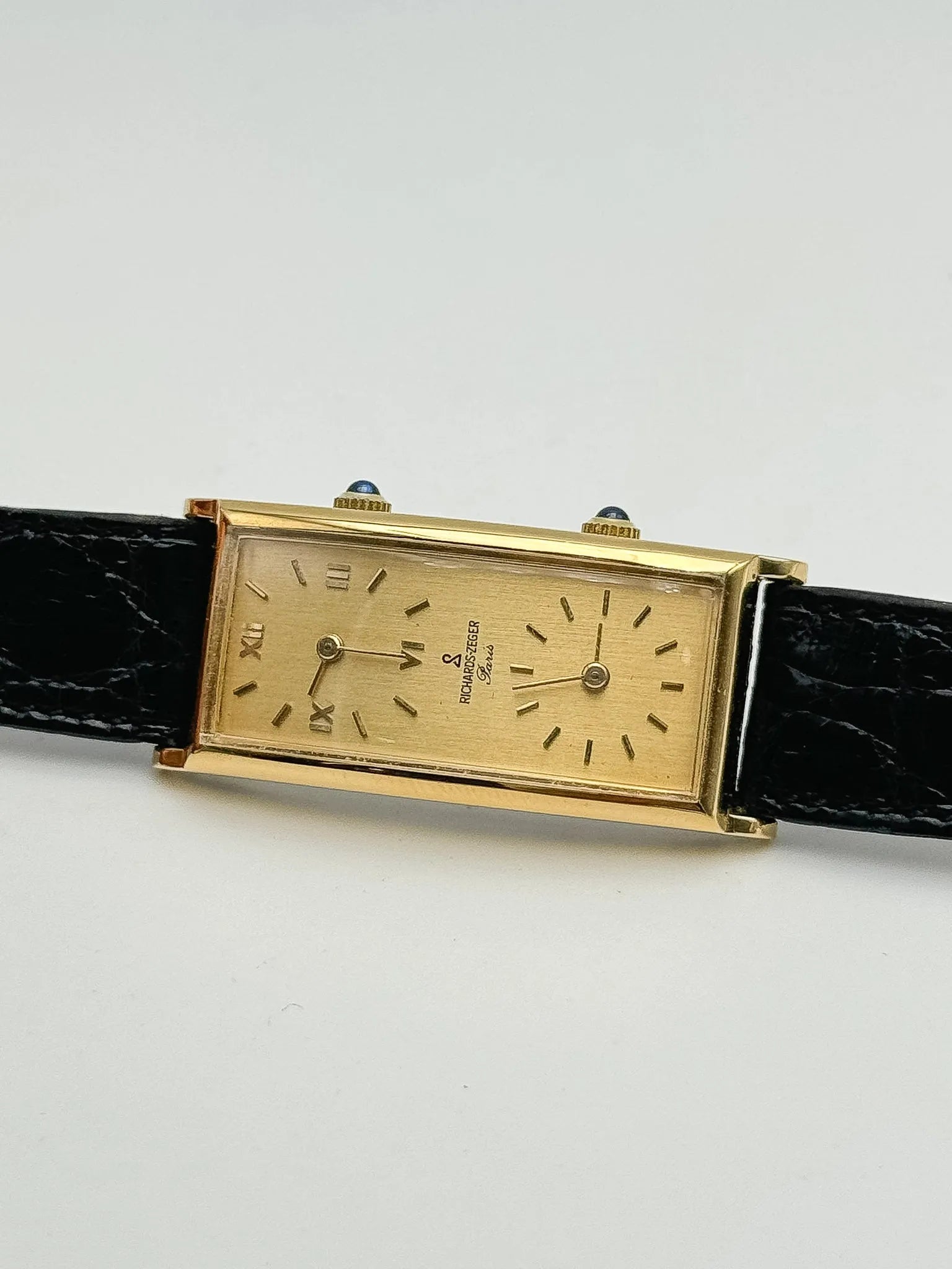 Richards-Zeger - GMT Due movimenti placcati in oro - 1980s 