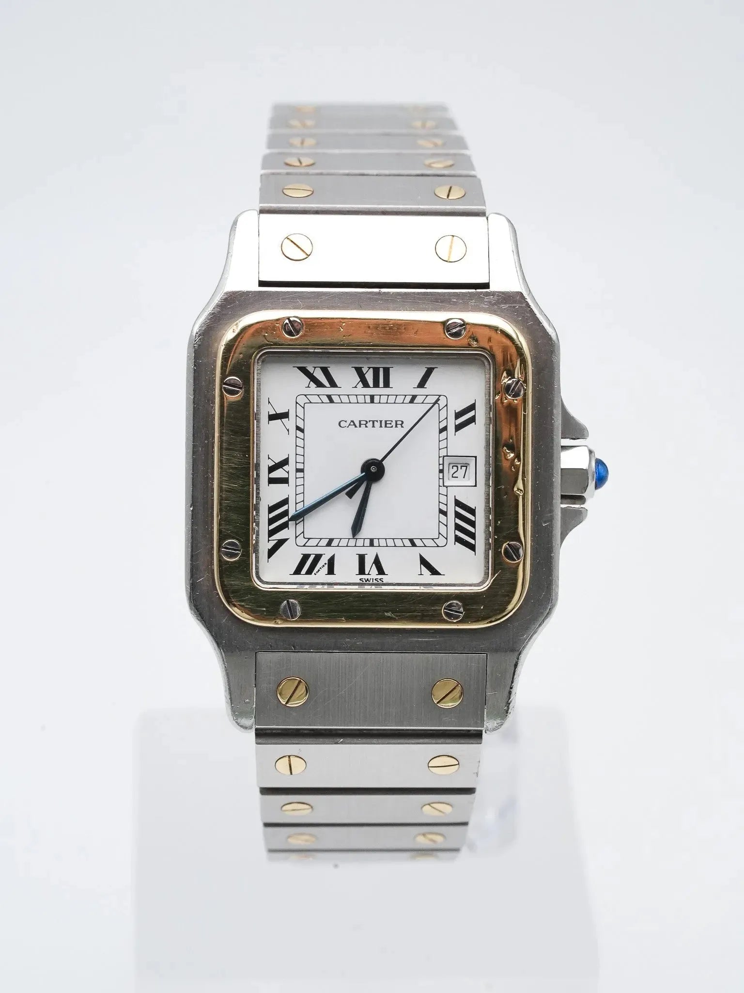 Cartier - La famosa Santos 2961 oro y acero - 1980s 