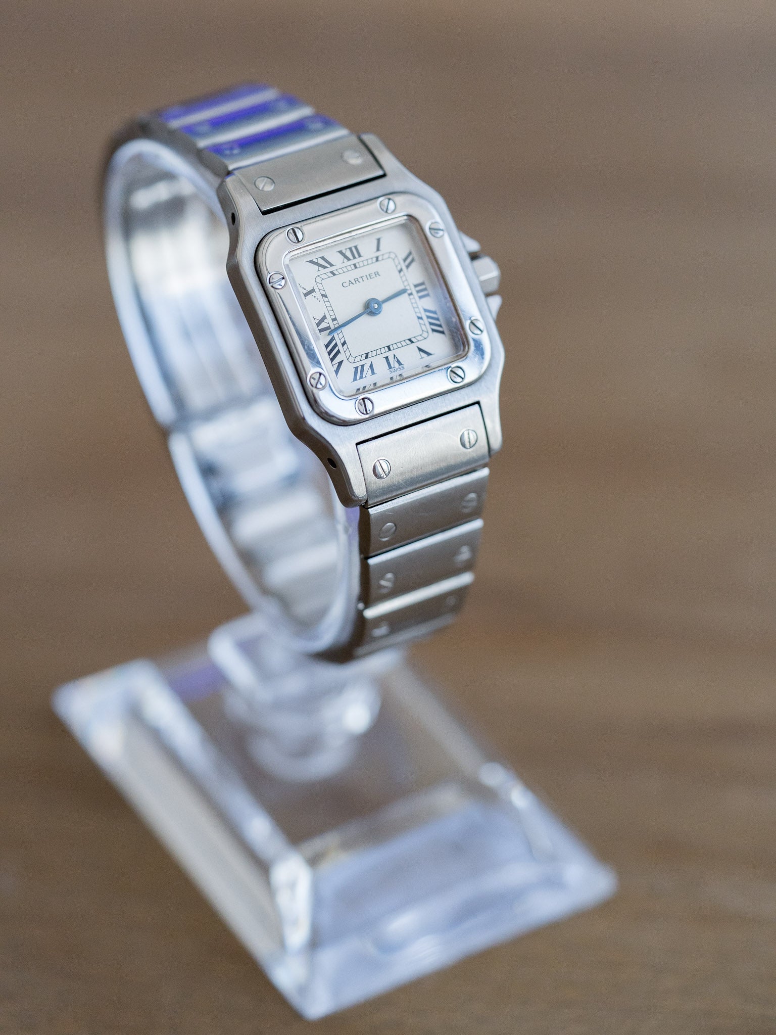 Cartier - Santos Galbée 1565 acero mujer - 1990s 