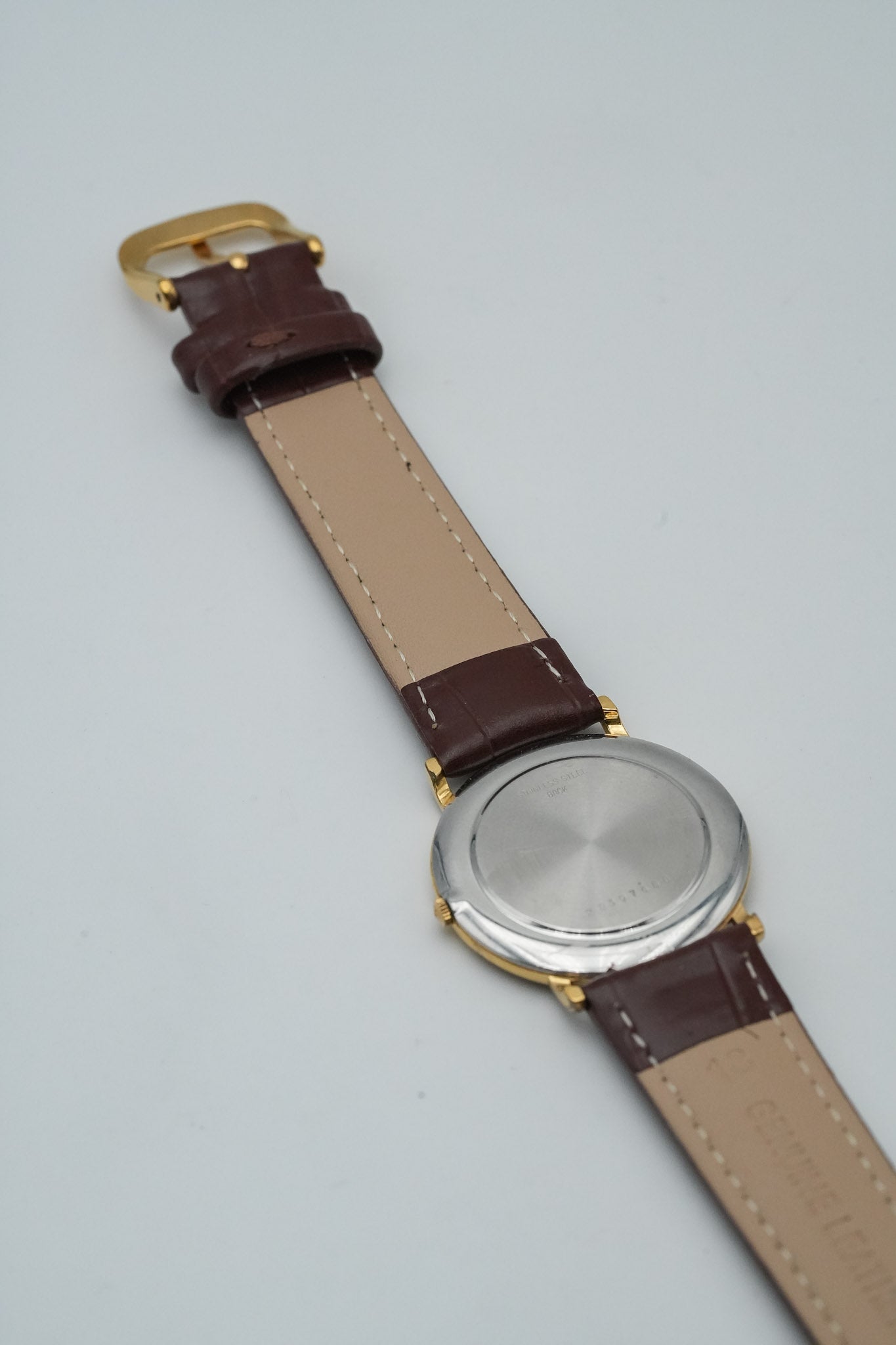 Longines - Plaqué Or Cadran lin Quartz - 1980s