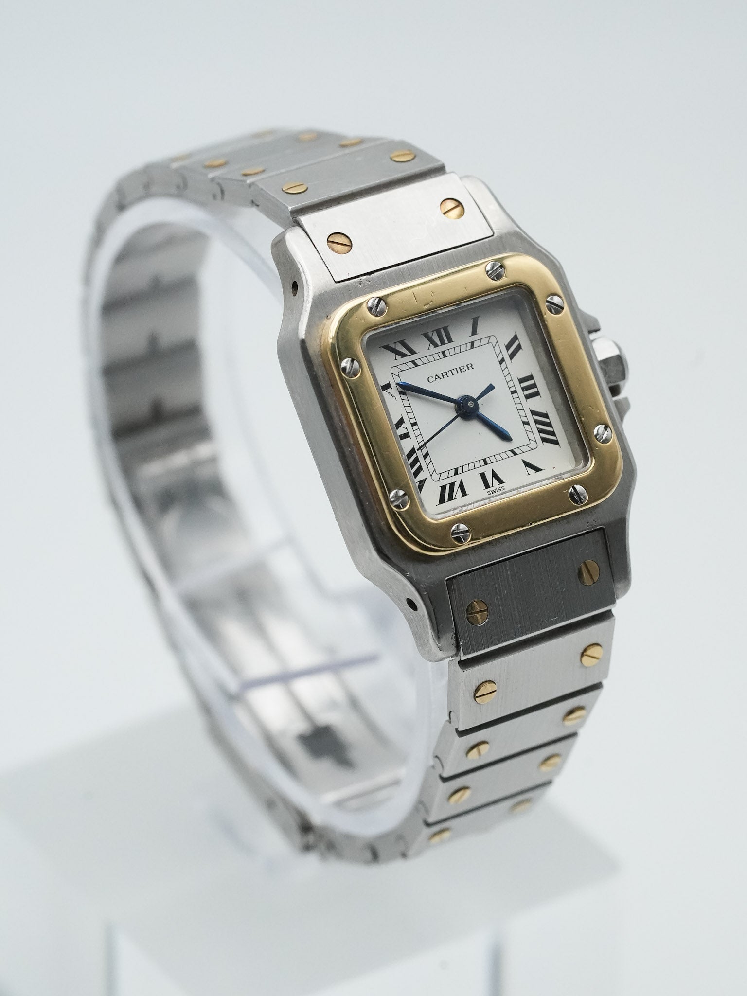 Cartier - Santos Carré 0902 Acier Or femme 24mm automatique - 1980s