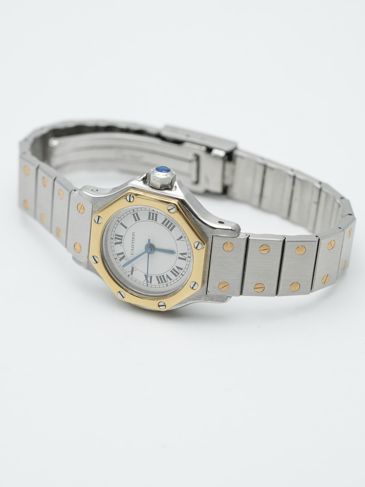 Cartier - Santos Octogonale Acier Or Femme - 1980s