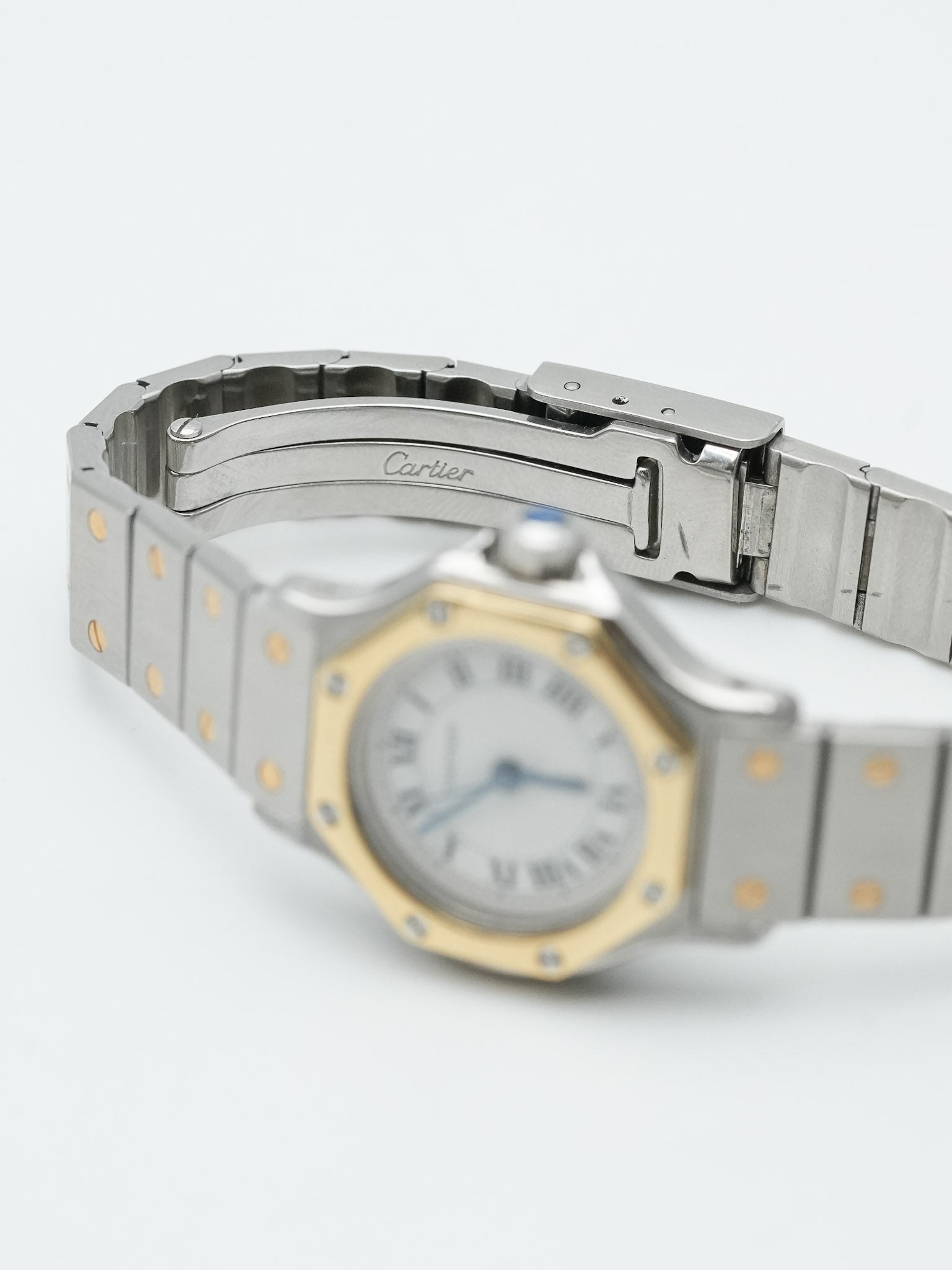 Cartier - Santos Octogonale Acier Or Femme - 1980s