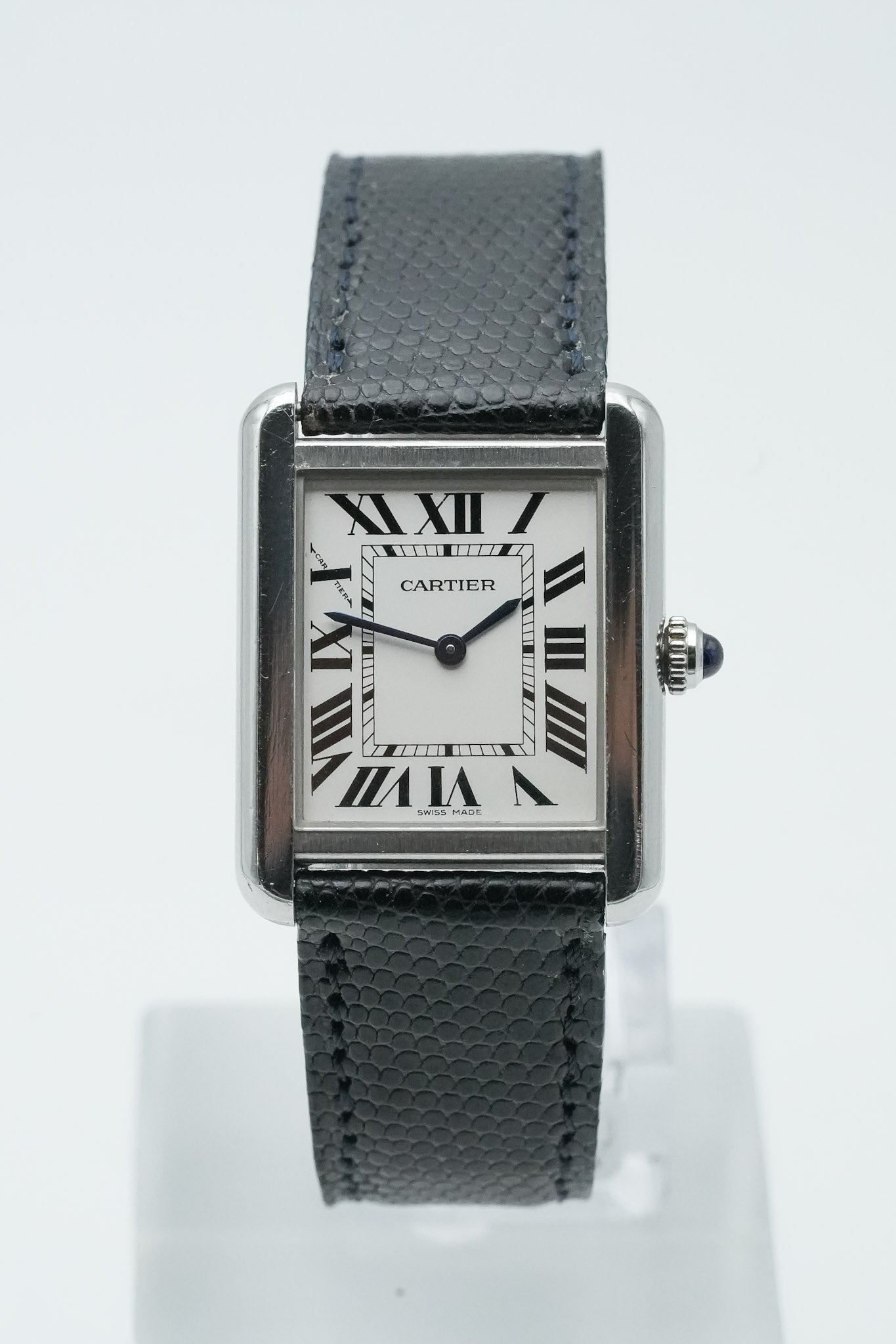 Cartier - Tank Solo 3170 Bracelet cuir - 2010s