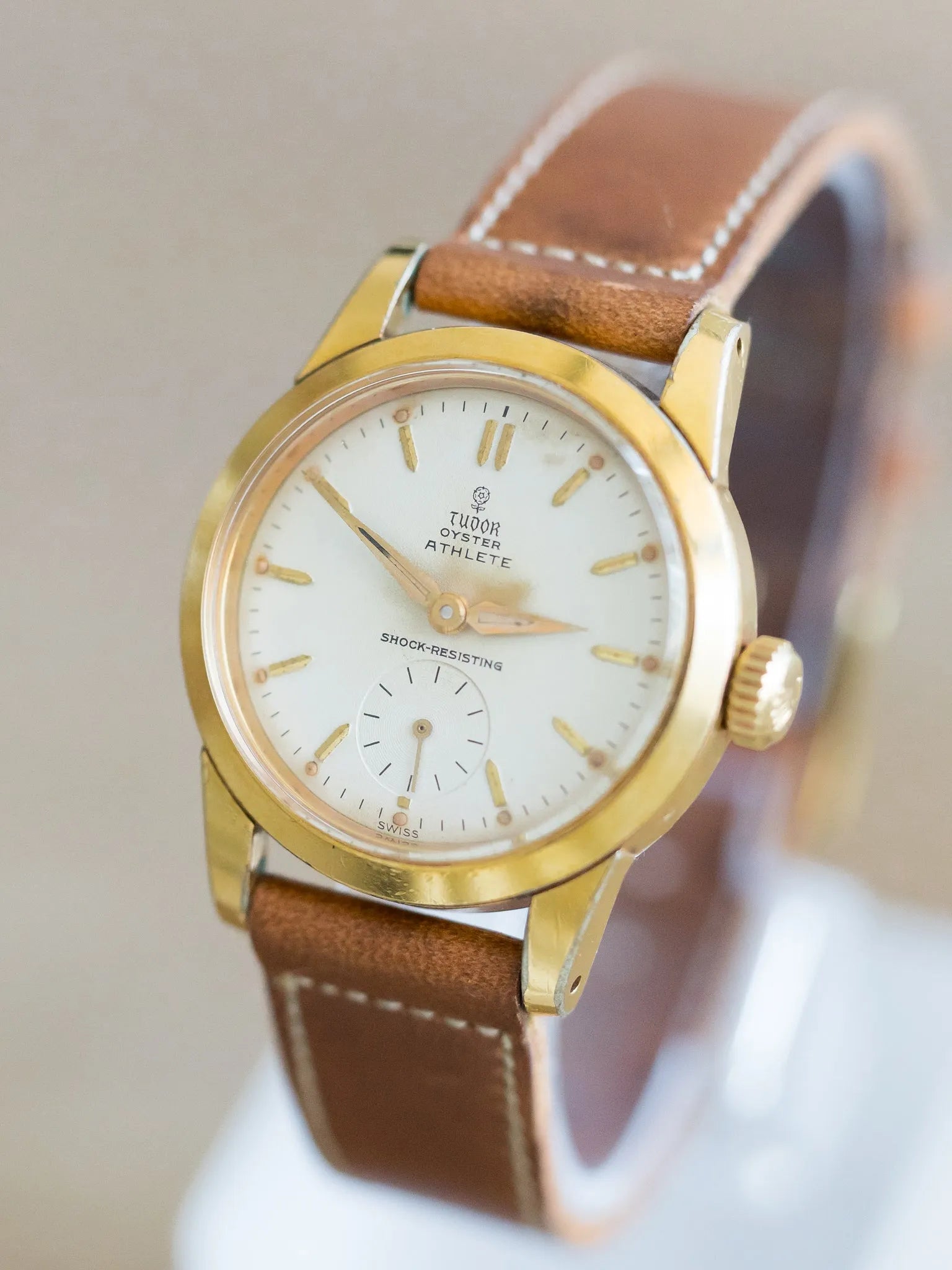 Tudor Rolex - Oyster Edition Athlete 7927 plaqué or - 1959