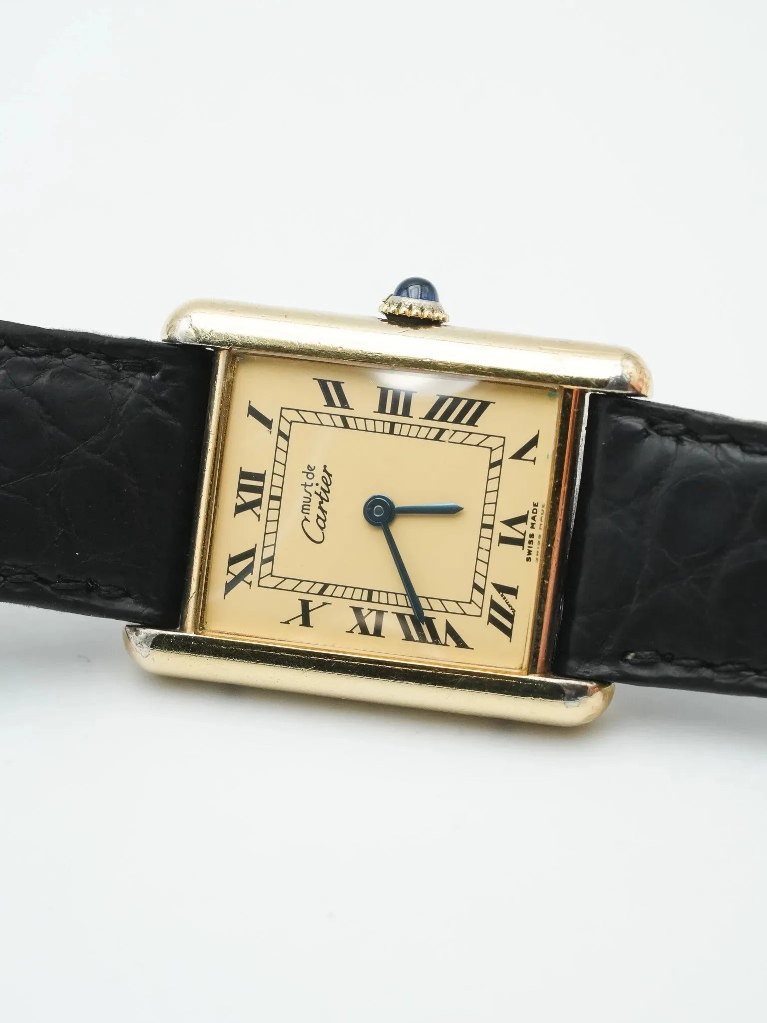 Cartier - Tank Must Vermeil Cadran Romain - 1980s