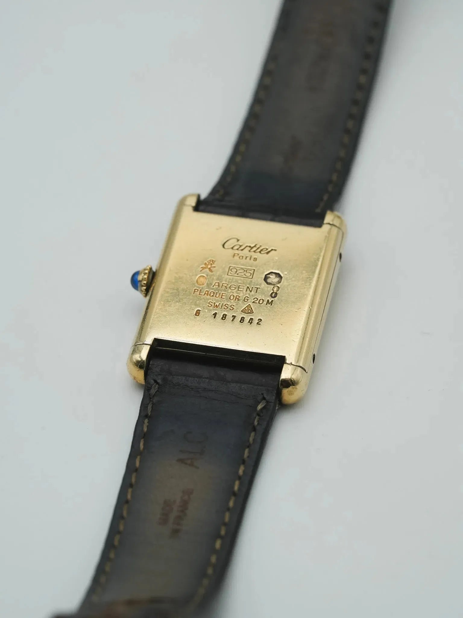 Cartier - Tank Must Vermeil Cadran Romain - 1980s