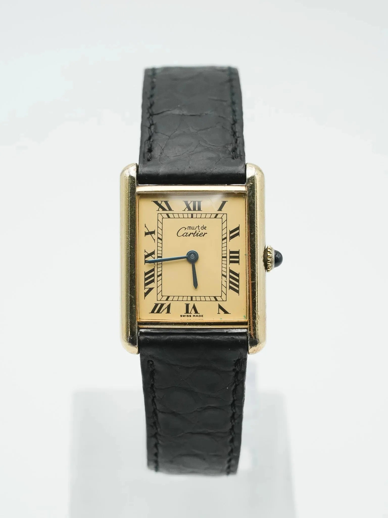 Cartier - Tank Must Vermeil Cadran Romain - 1980s