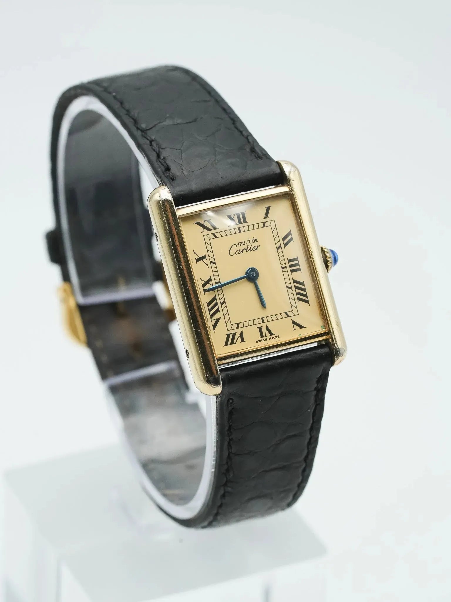 Cartier - Tank Must Vermeil Cadran Romain - 1980s