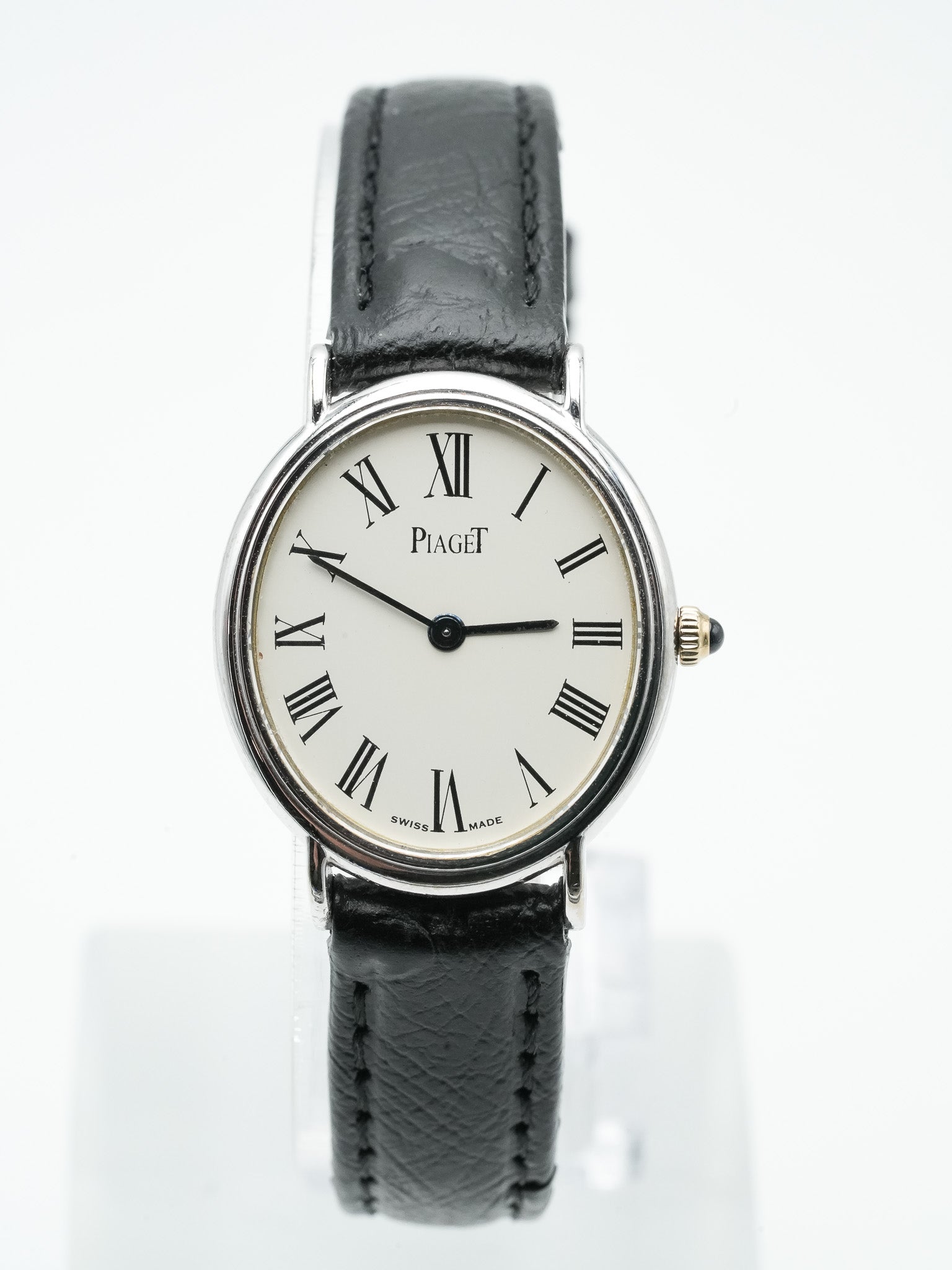 Piaget - 9822 Peite Ellipse Or blanc 18K - 1980s