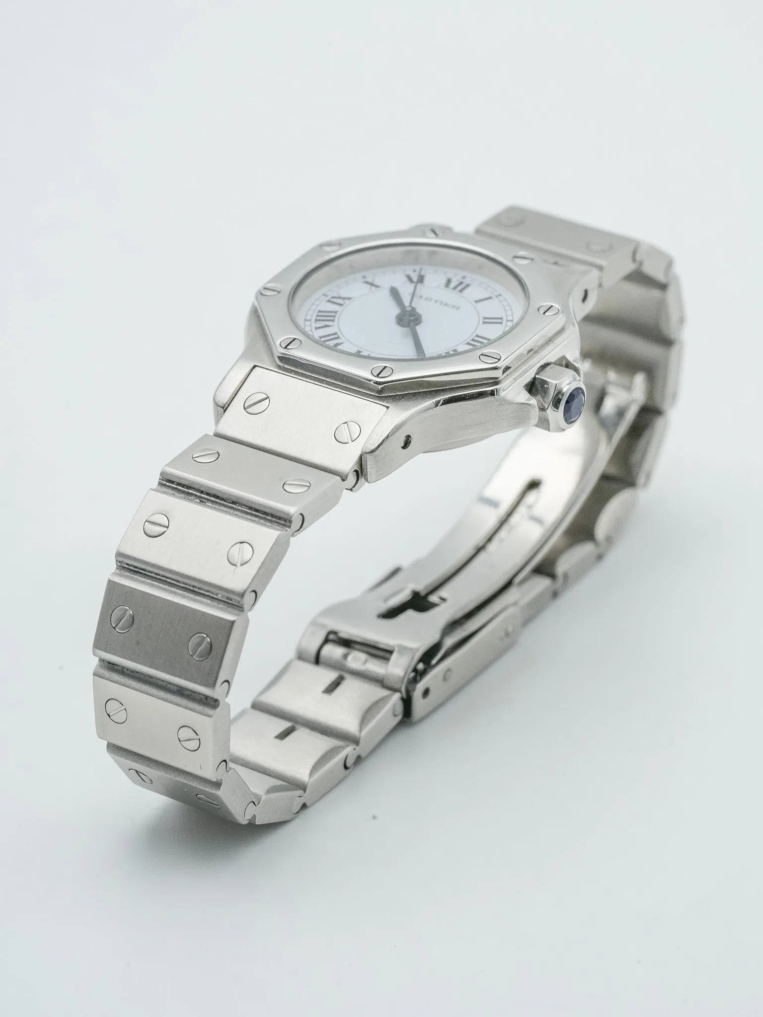 Cartier - Santos Octogonale Acier Femme 0906 - 1980s