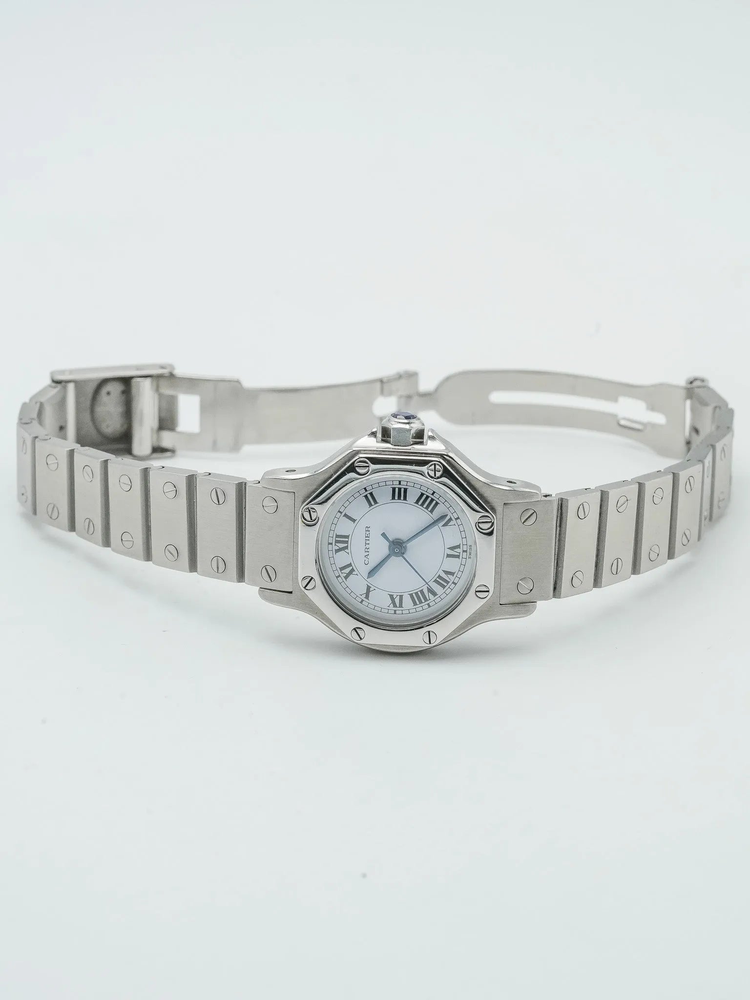 Cartier - Santos Octogonale Acier Femme 0906 - 1980s