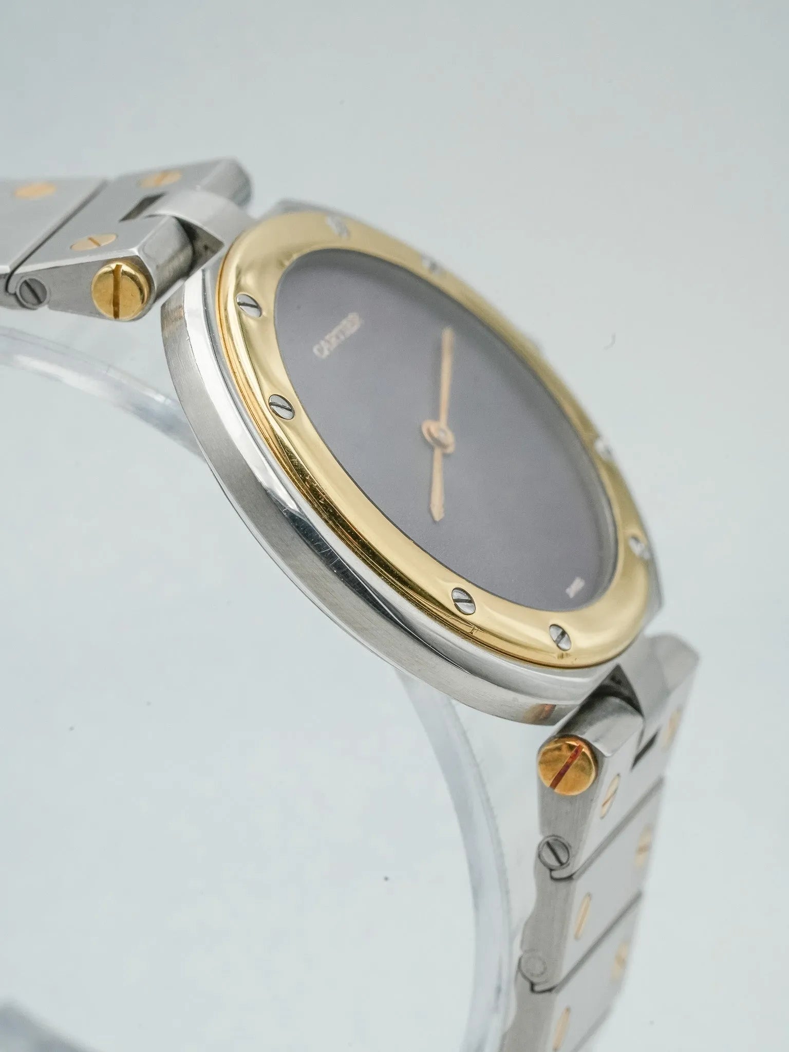 Cartier - Santos Vendome Ghost Acier Anthracite Or jaune 18K - 1980s