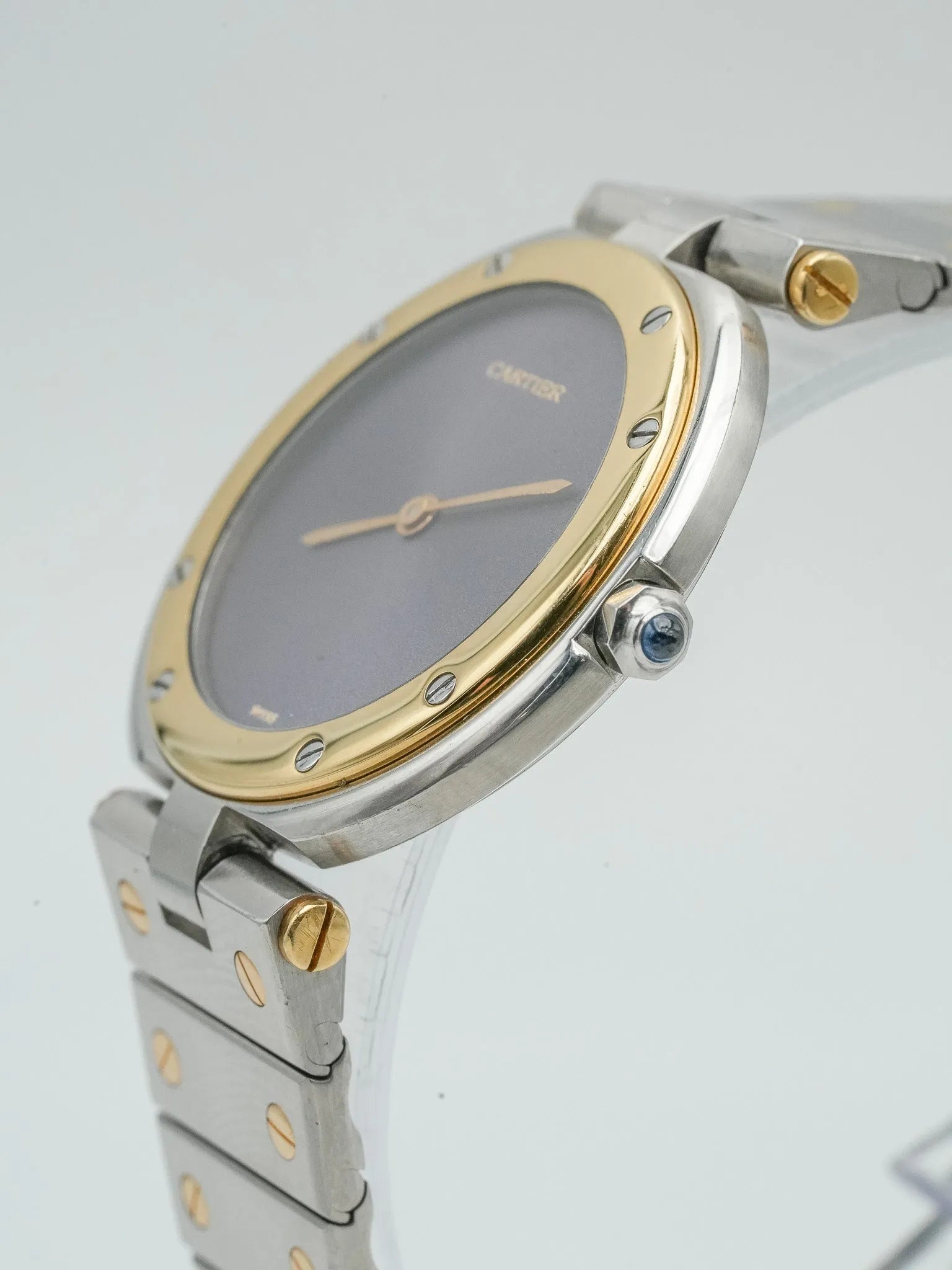 Cartier - Santos Vendome Ghost Acier Anthracite Or jaune 18K - 1980s