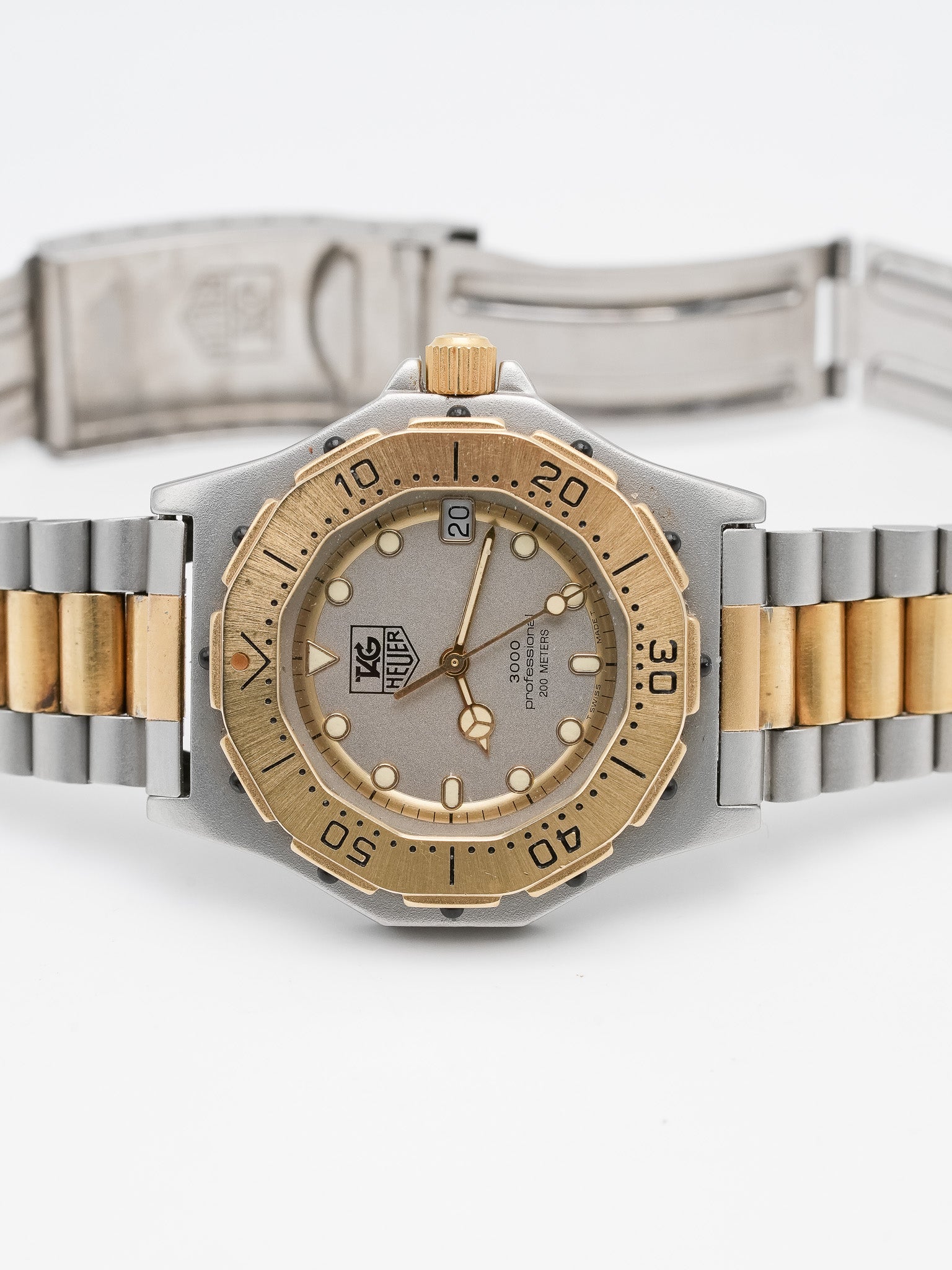 Tag Heuer - 3000 Professional 934.213 Bi-tons Acier Or - 1990s