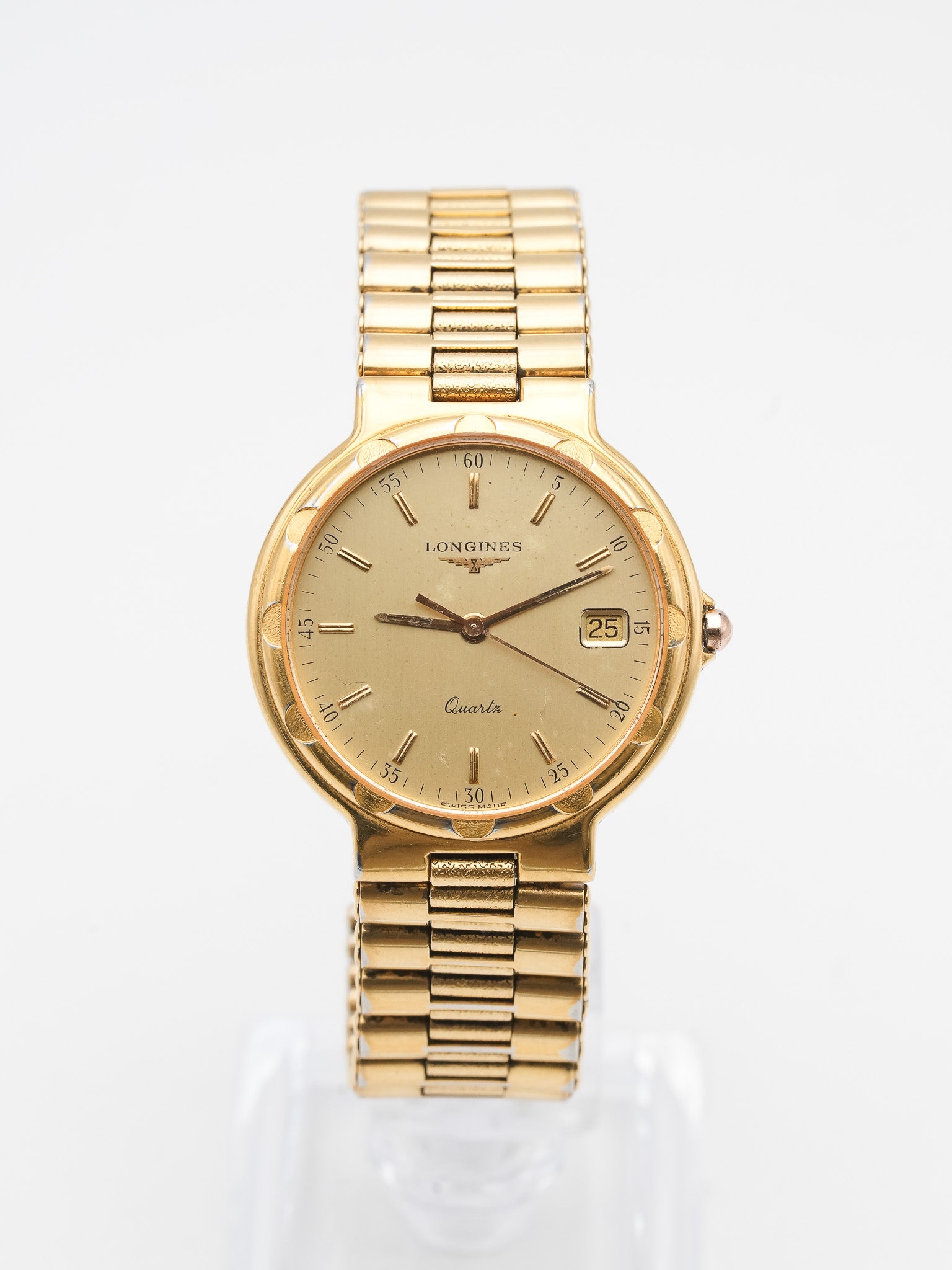 Longines - Conquest date Gold plated - 1990s 