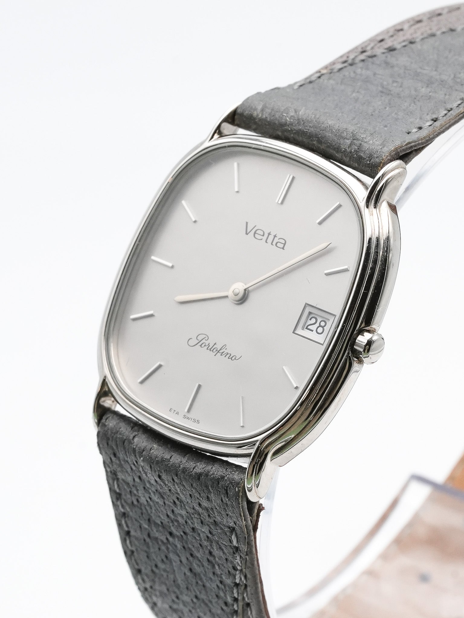 Vetta - Steel Barrel Gray Dial - NOS - 1980S 