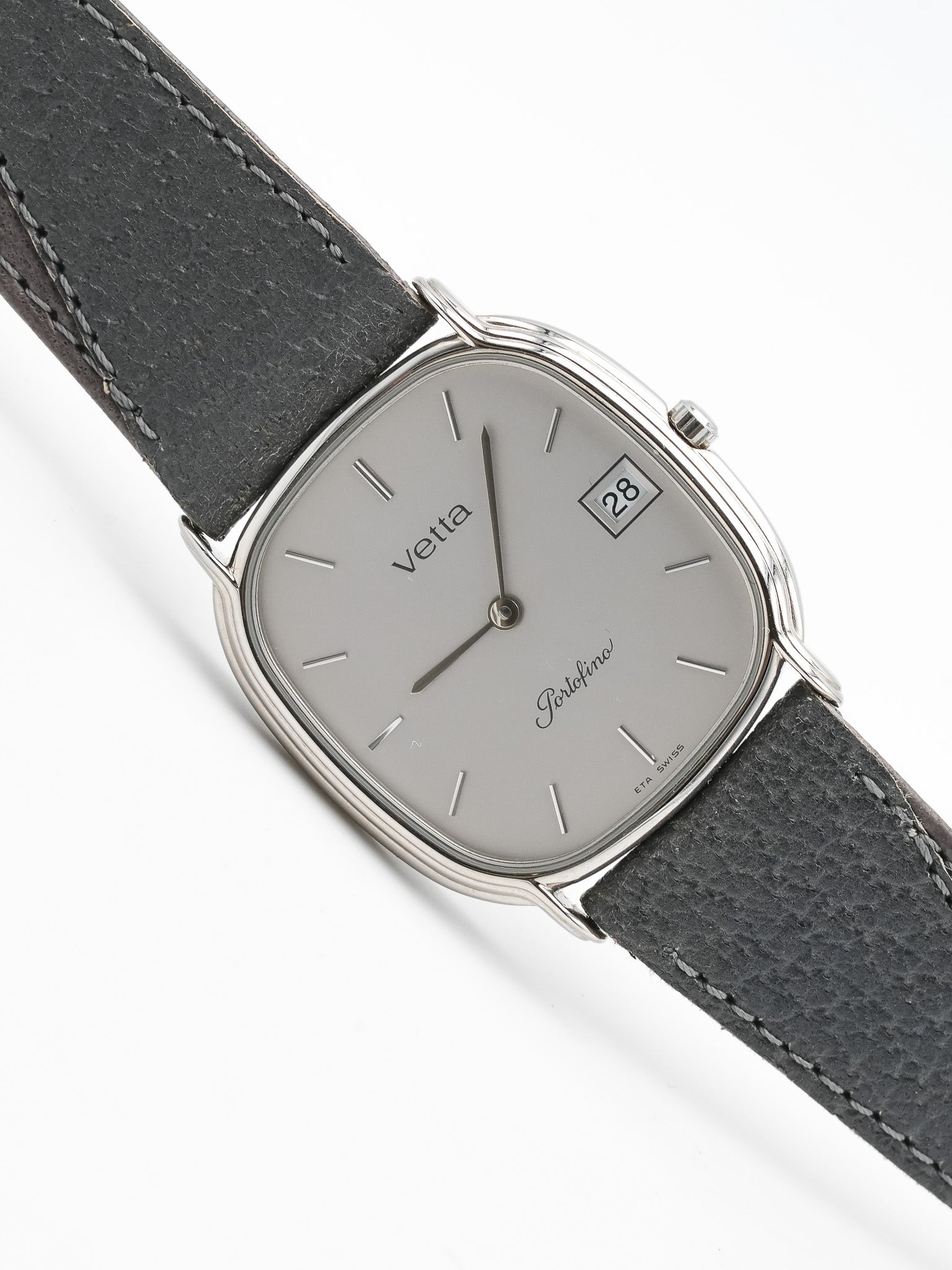 Vetta - Steel Barrel Gray Dial - NOS - 1980S 