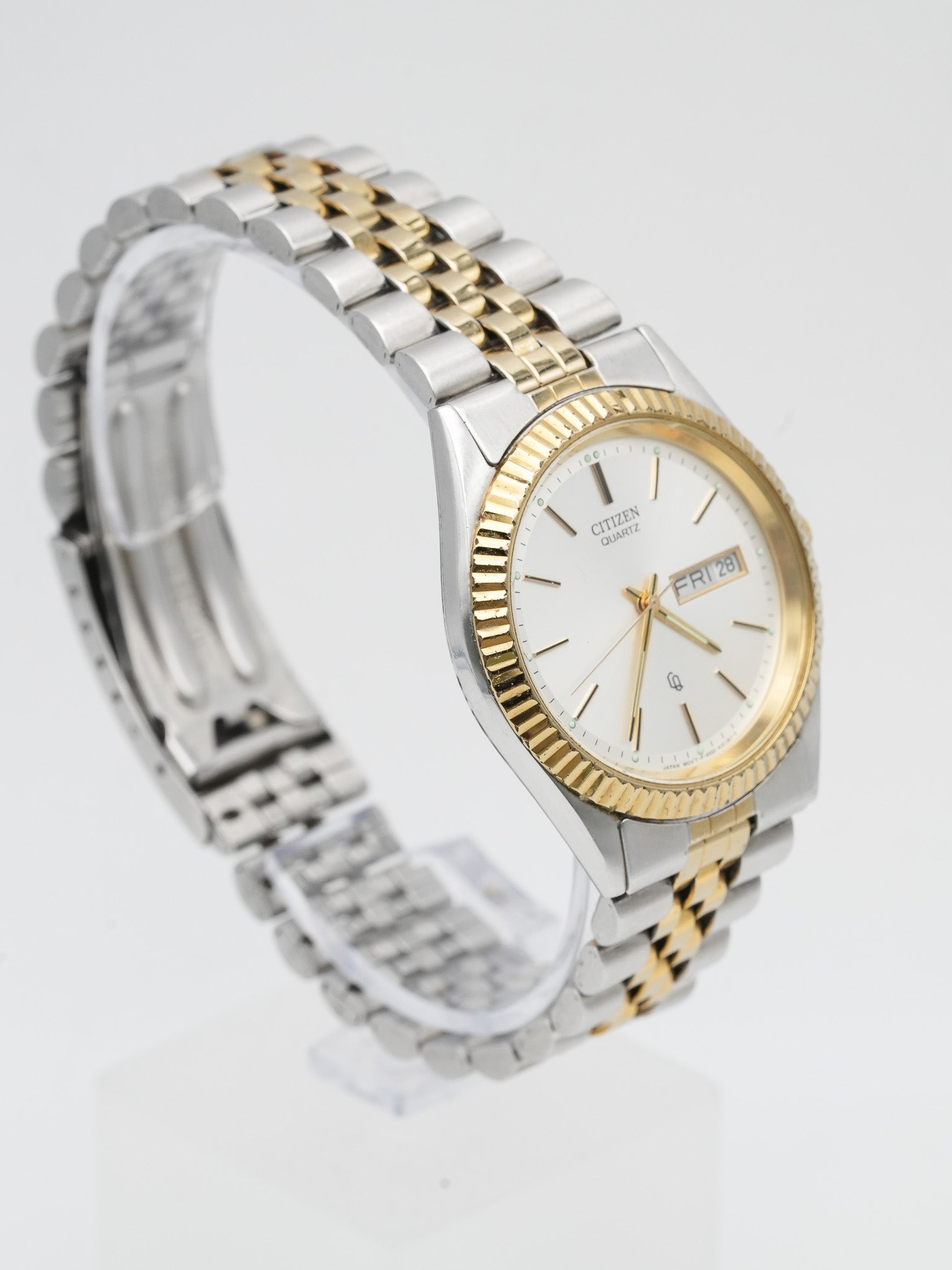 Citizen - Datejust рифленый юбилей сталь золото - 1990s 