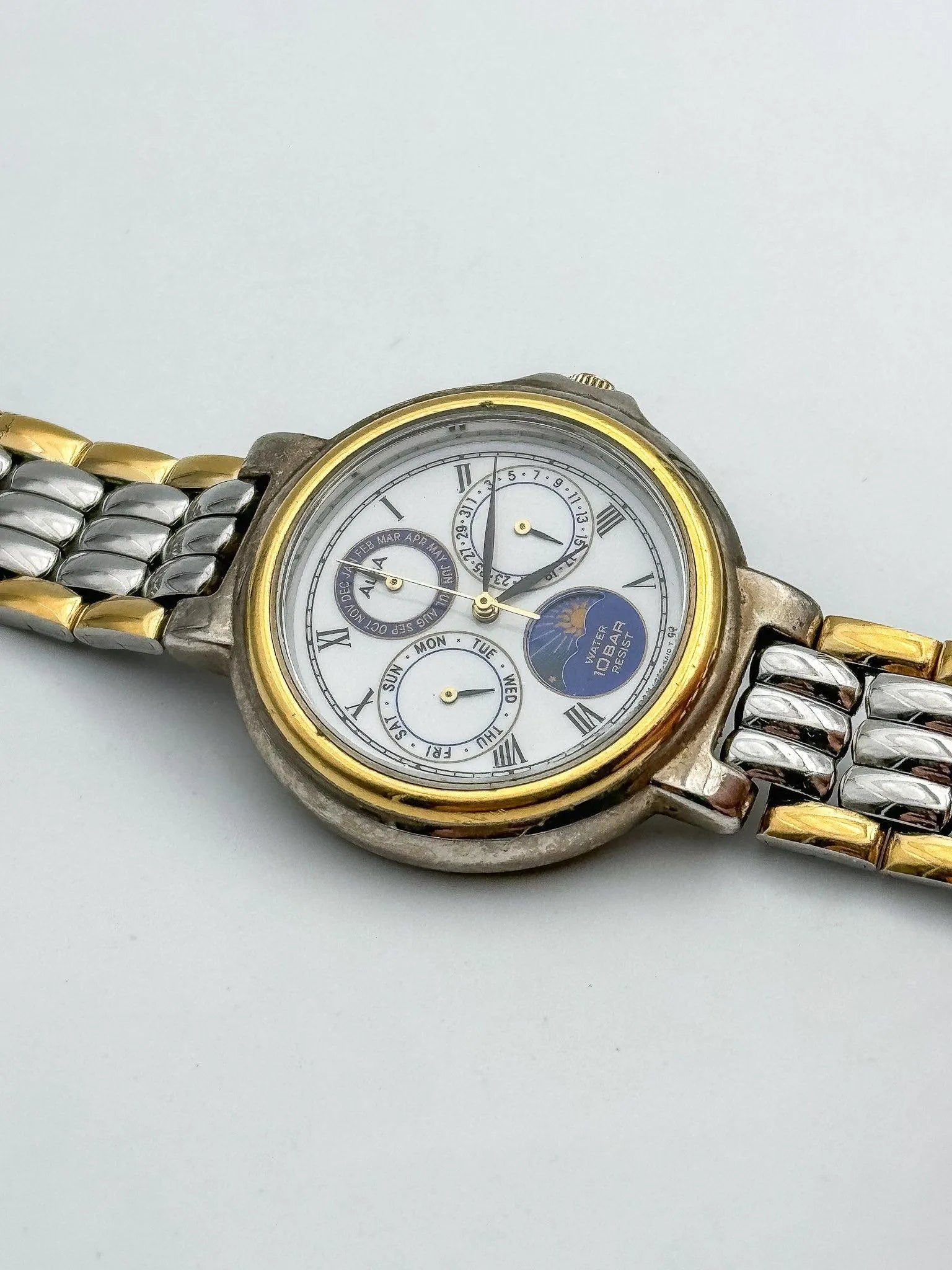 Alba by Seiko - Moonphase Triple Calendar - 1990s - Atelier Victor