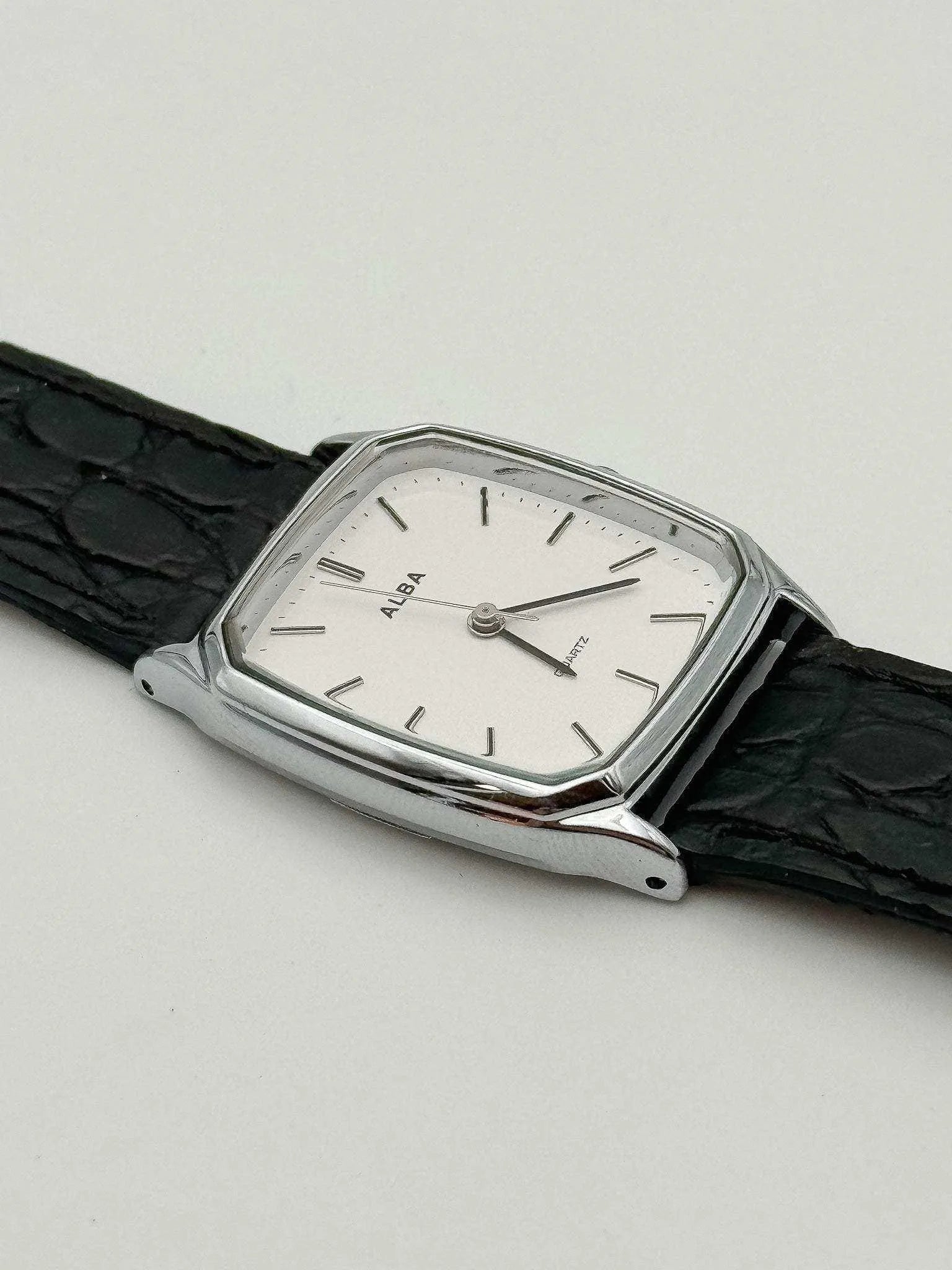 Alba by Seiko - White Dress Watch - 1990s - Atelier Victor