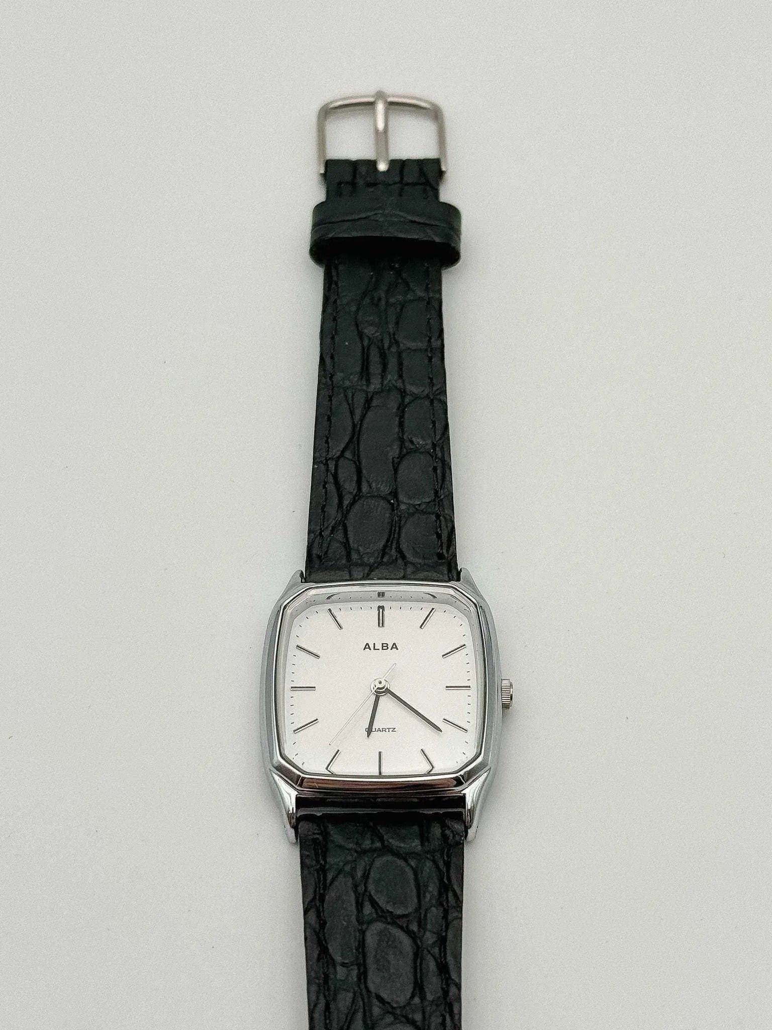 Alba by Seiko - White Dress Watch - 1990s - Atelier Victor