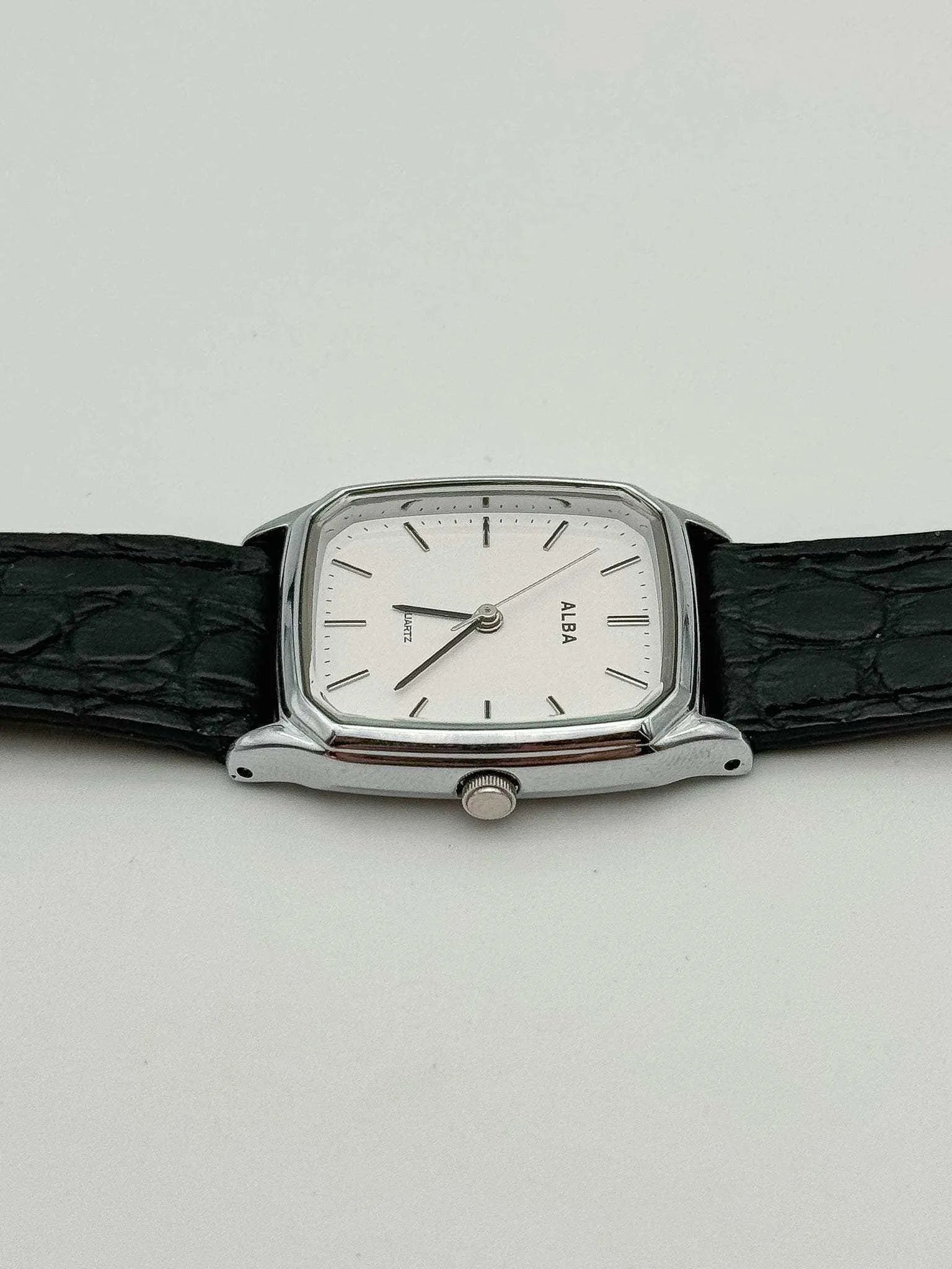 Alba by Seiko - White Dress Watch - 1990s - Atelier Victor